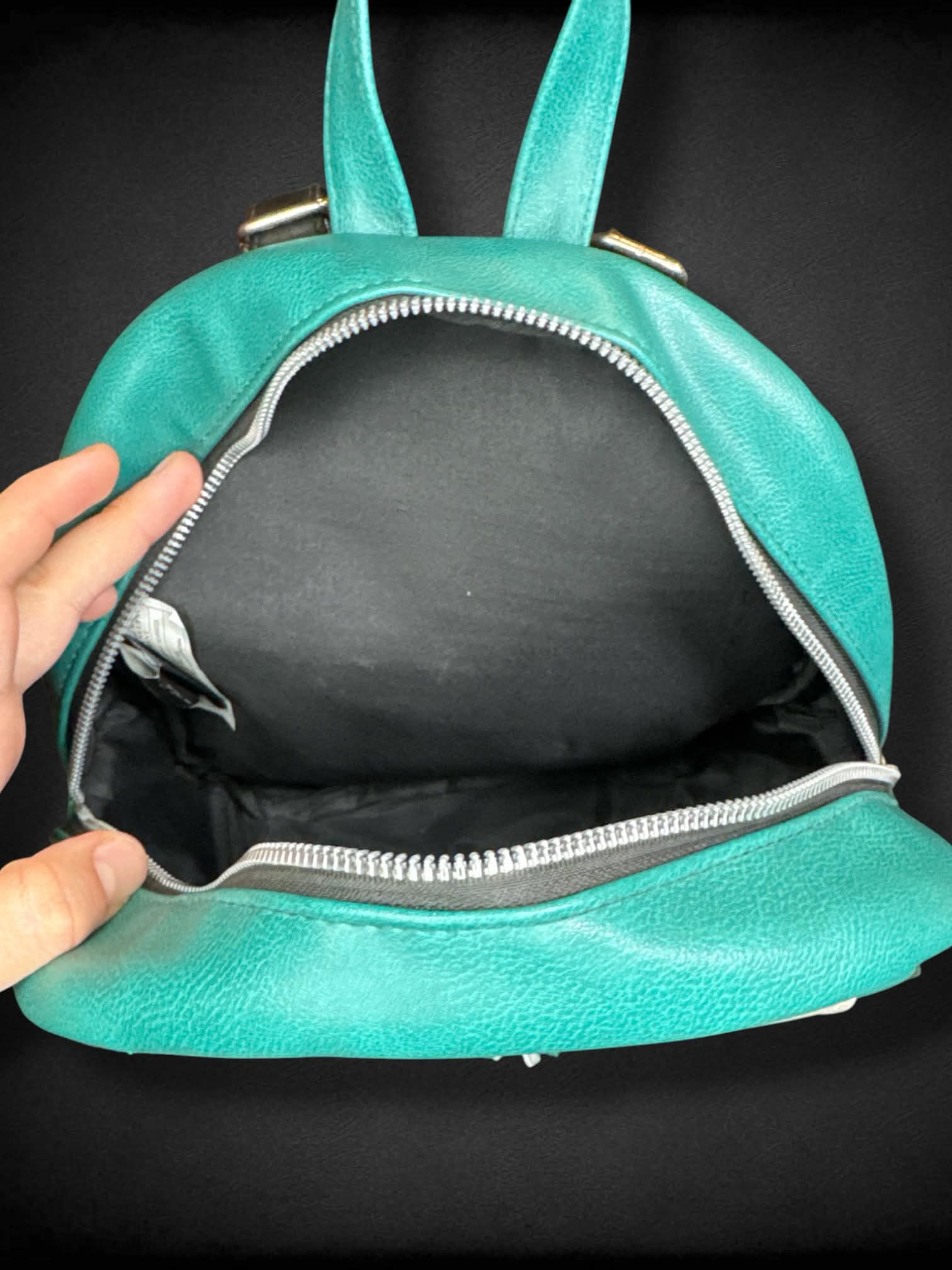 My Hero Academia pleather back back with front vertical zipper, and adjustable straps