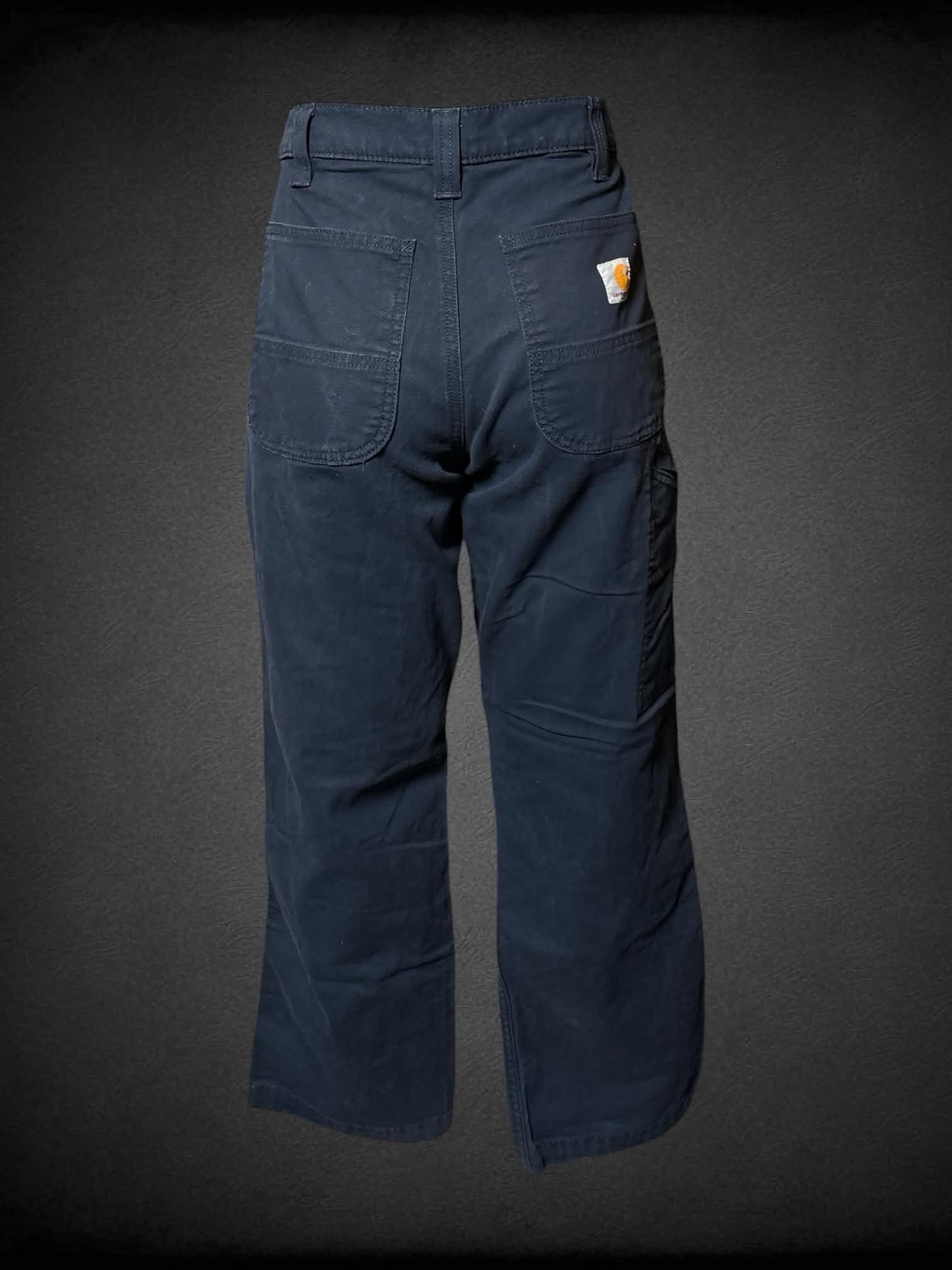 L Carhartt navy pants