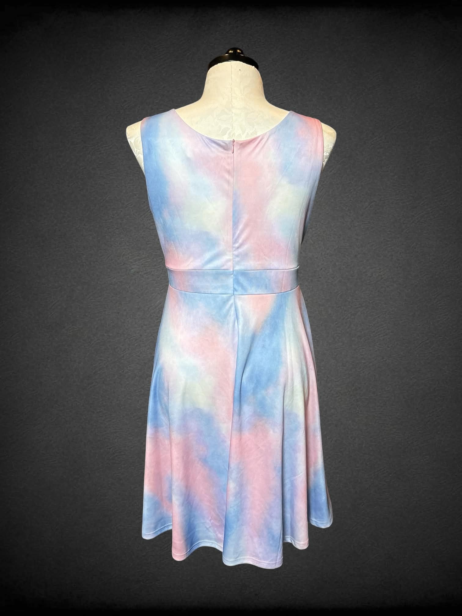XL Grace Karin cotton candy dress with zipper on back