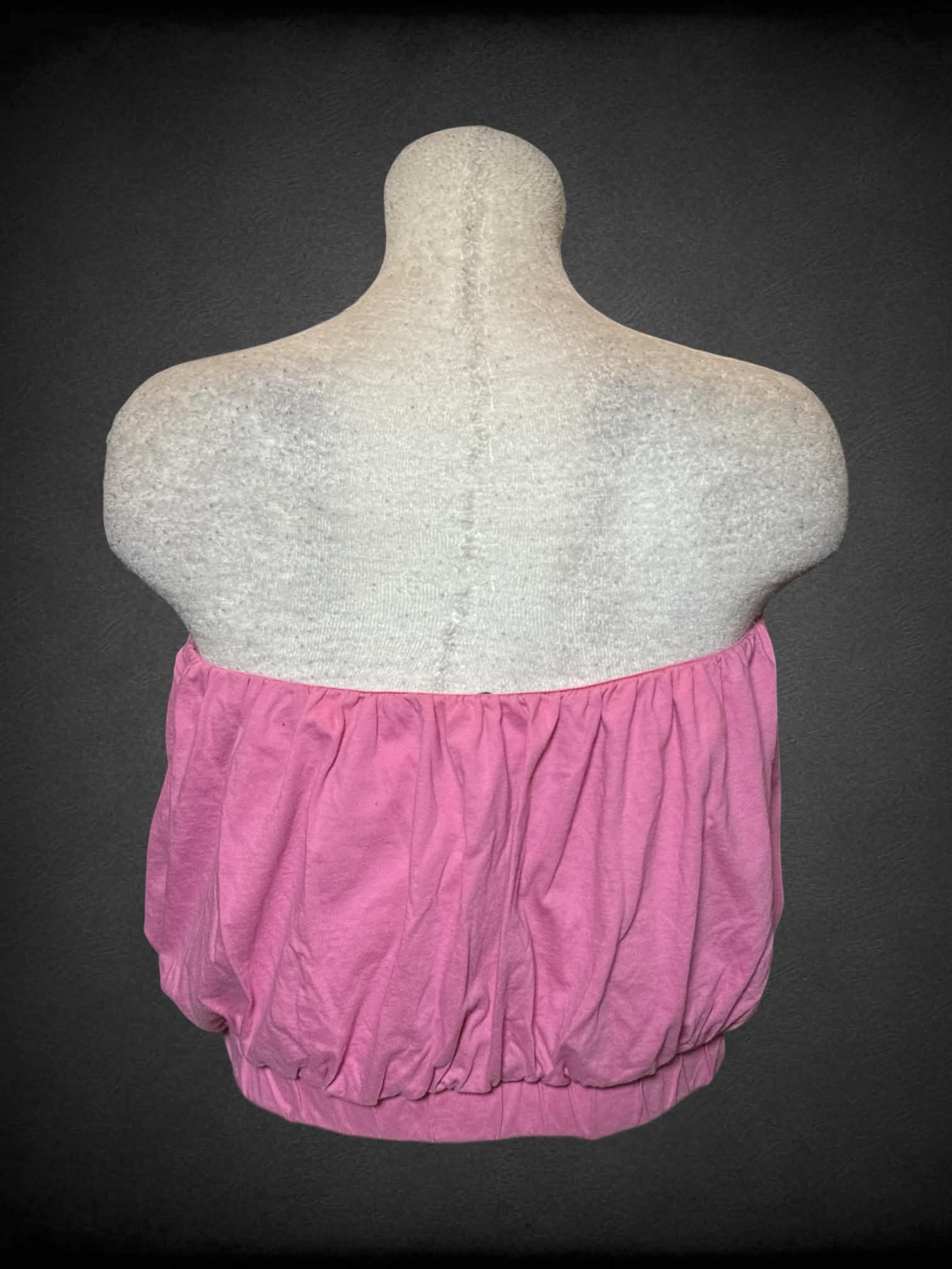 L Express pink tube top with stretch band