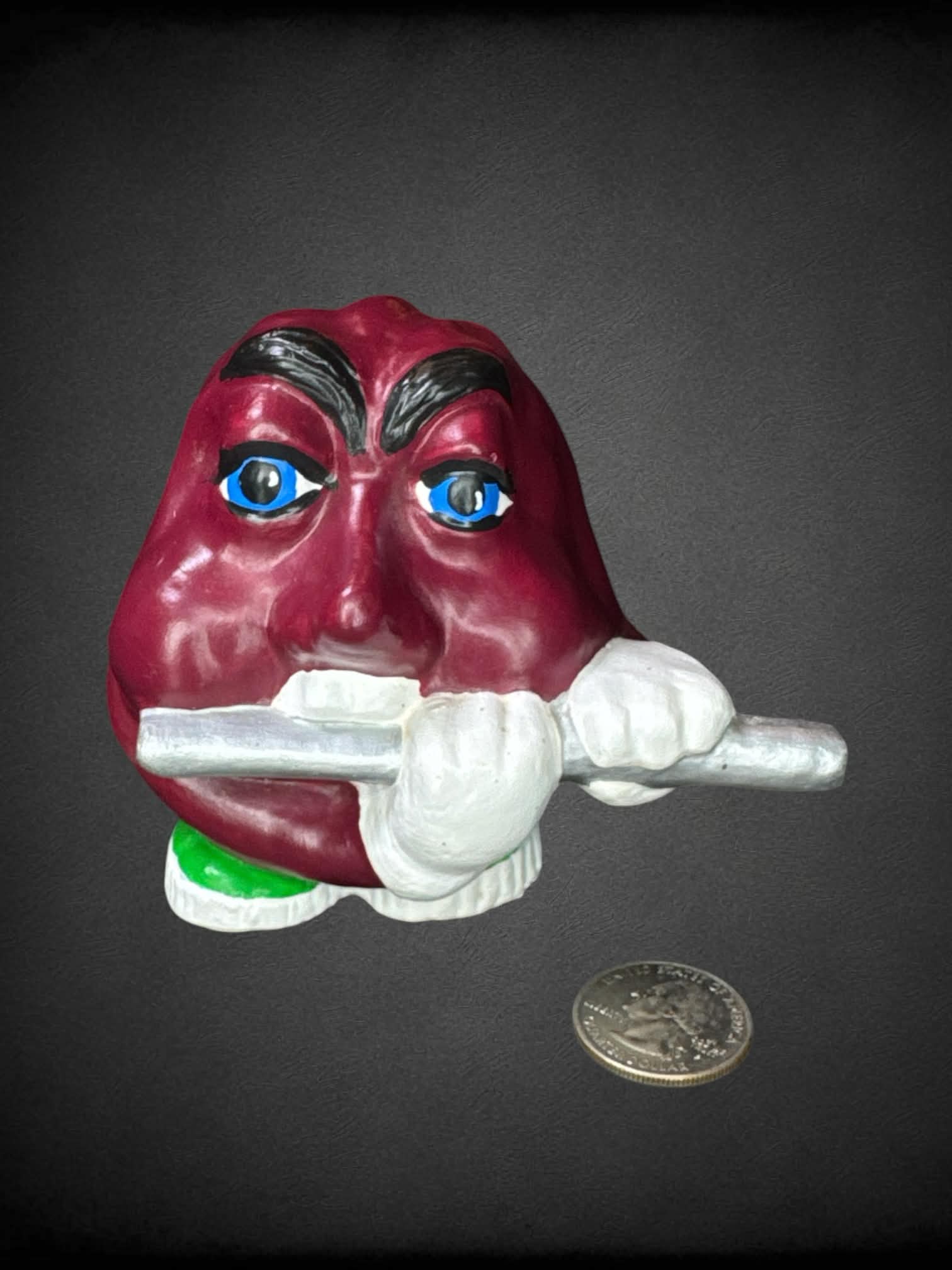 California Raisin’s vintage figure with flute