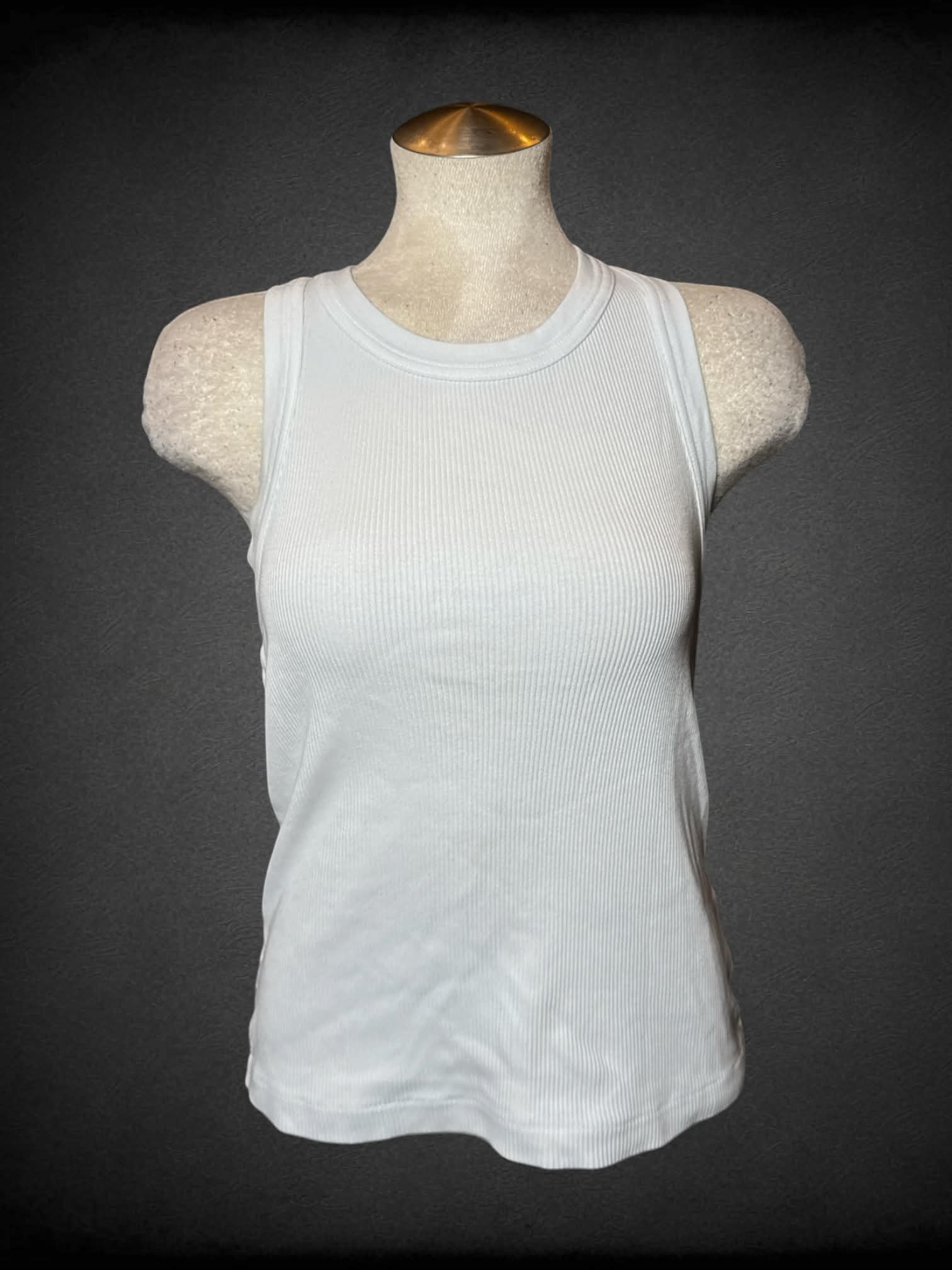 L Citizens of Humanity pale blue ribbed tank top