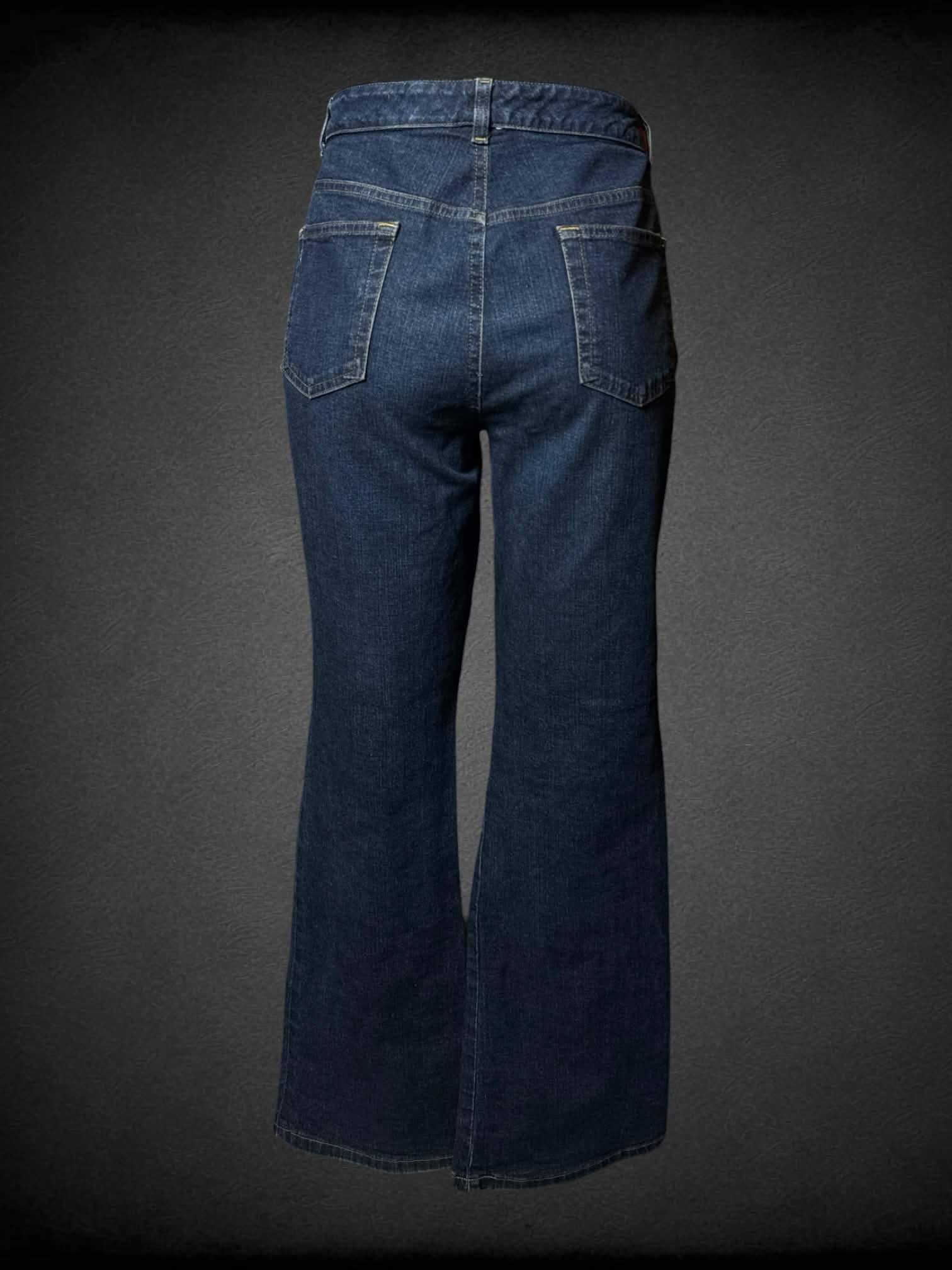 L Villager Sport dark blue bootcut jeans with stretch waist
