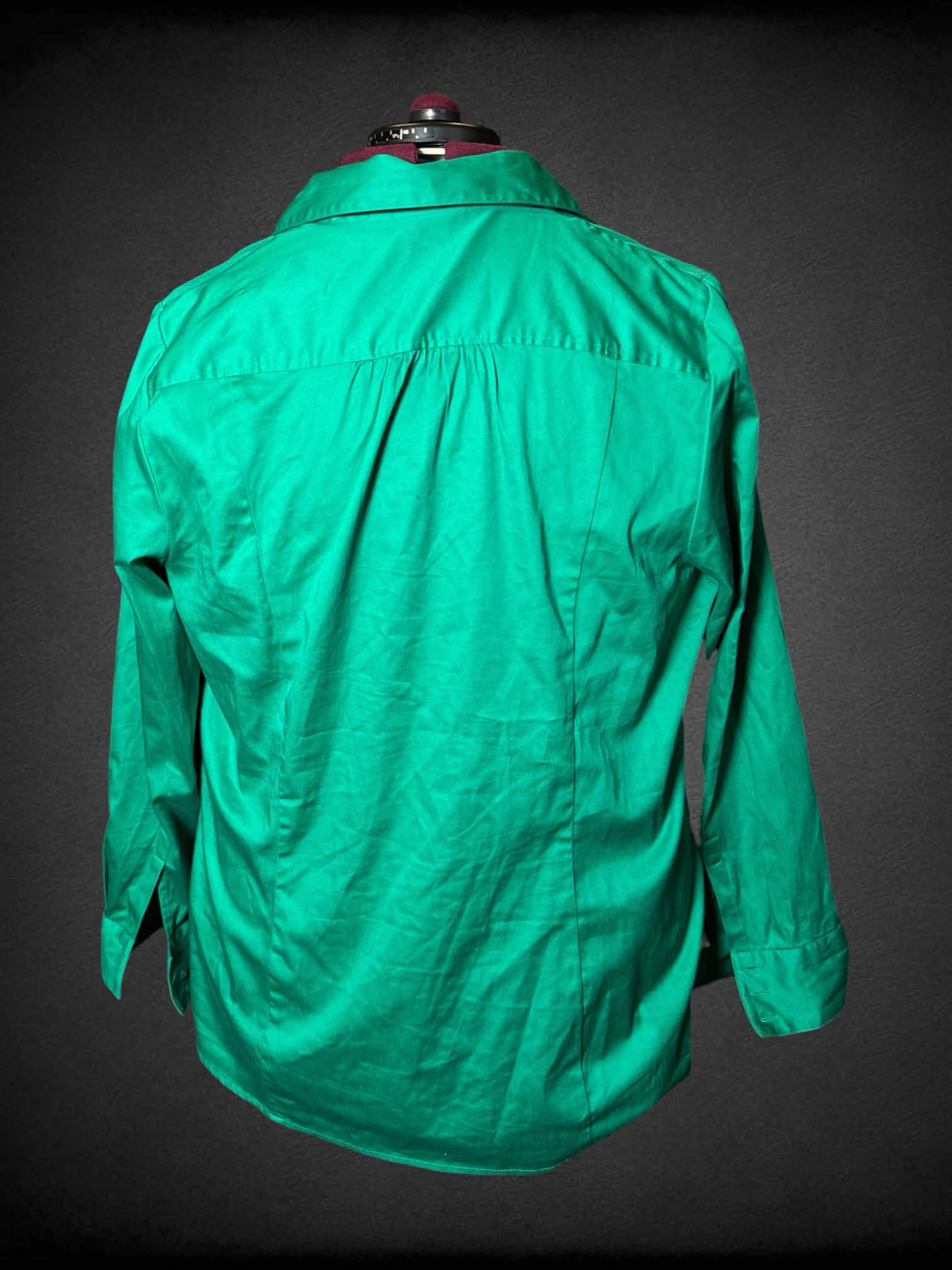 2X Lane Bryant green button-up shirt