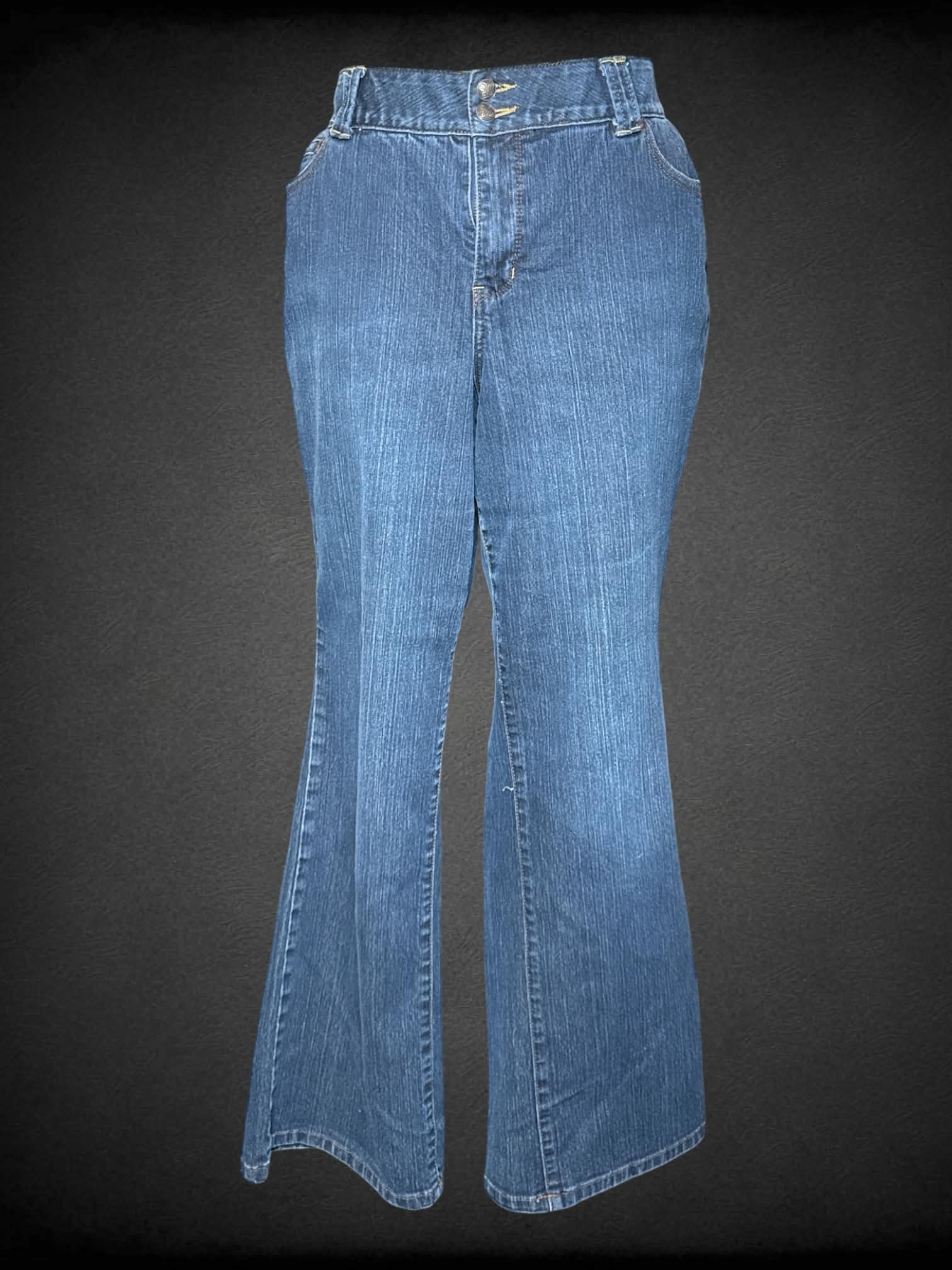 1X Lane Bryant bootcut jeans with stretch waist