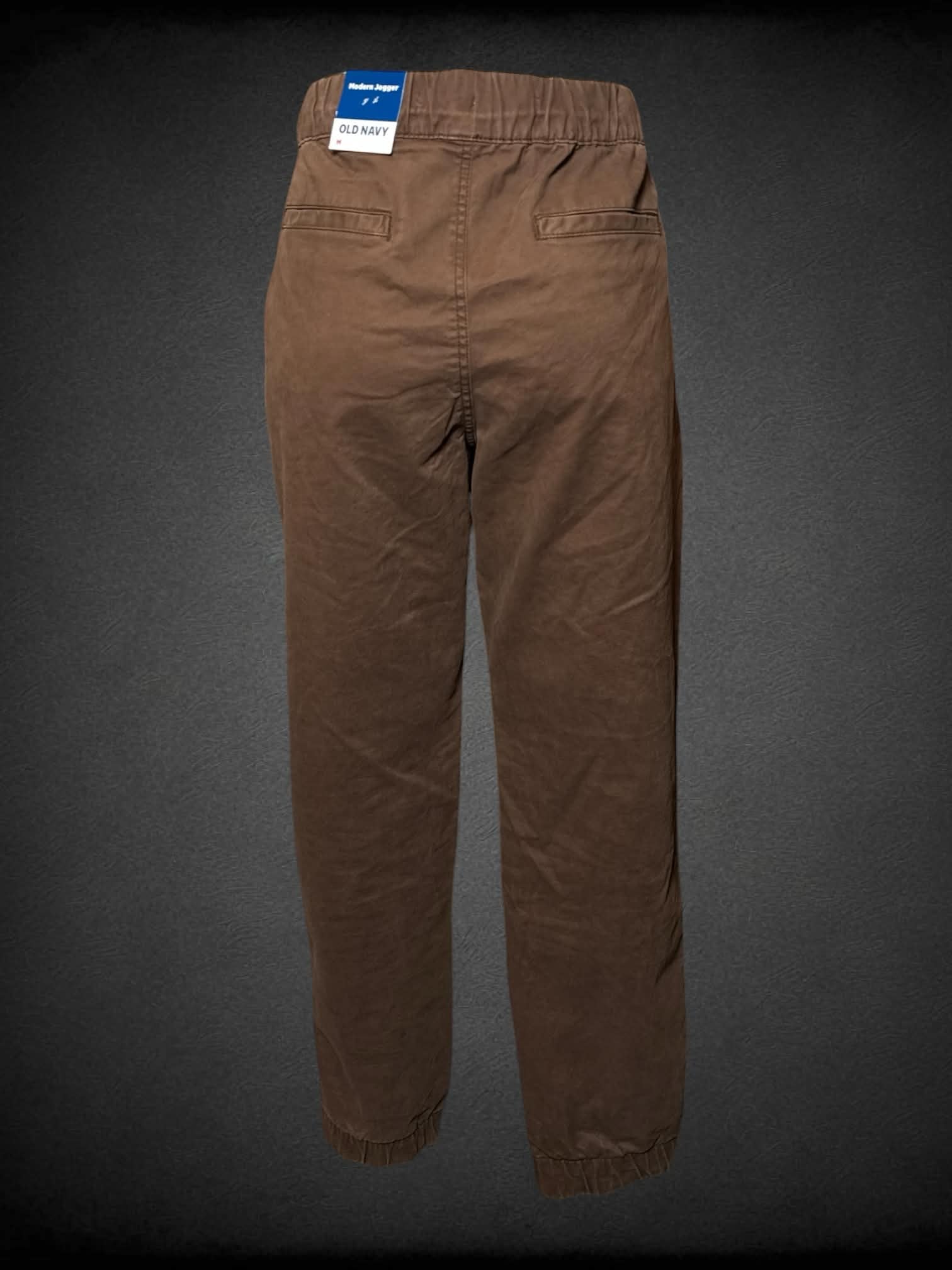 L Old Navy NWT brown pants with stretch waist