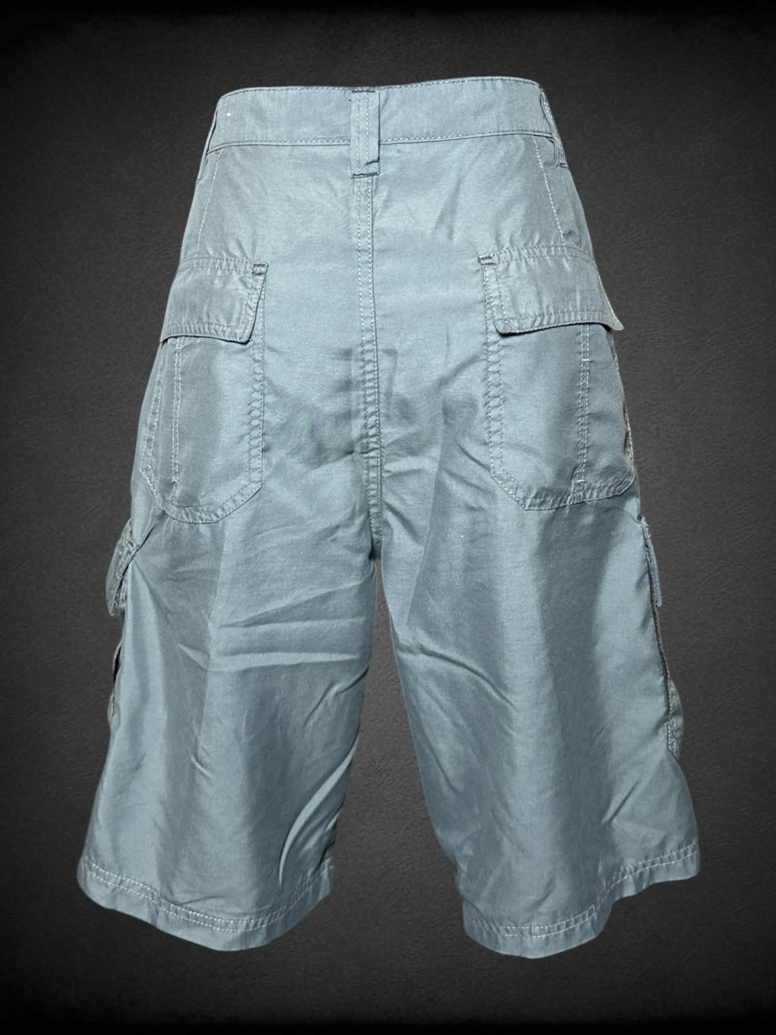 M Burnside grey cargo shorts