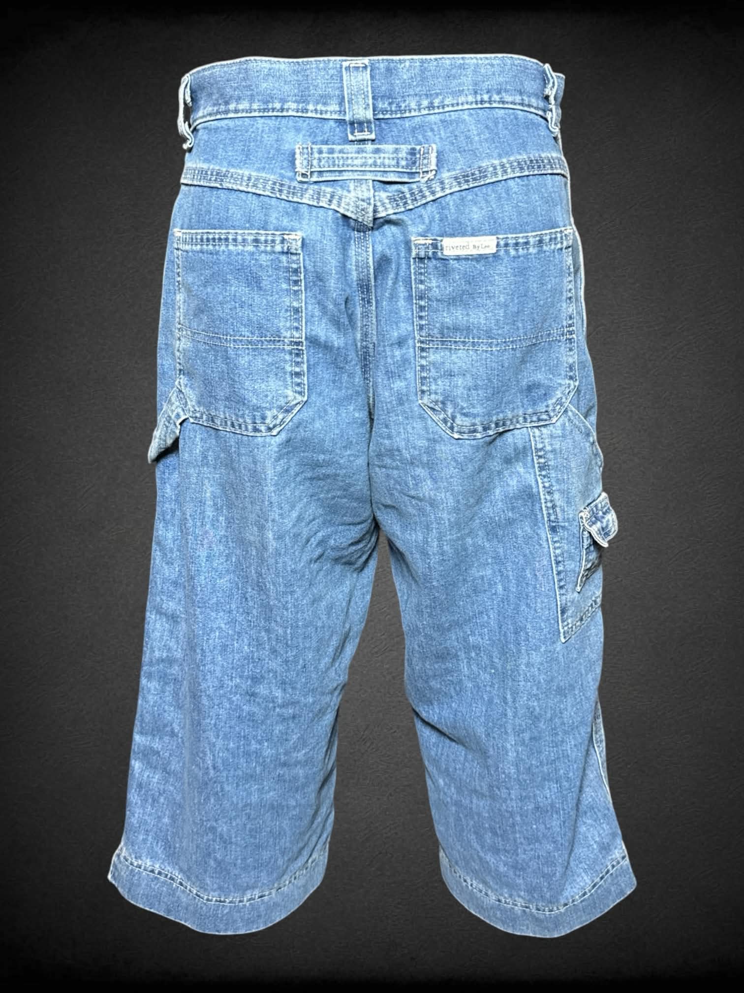 M Lee blue denim capris pants
