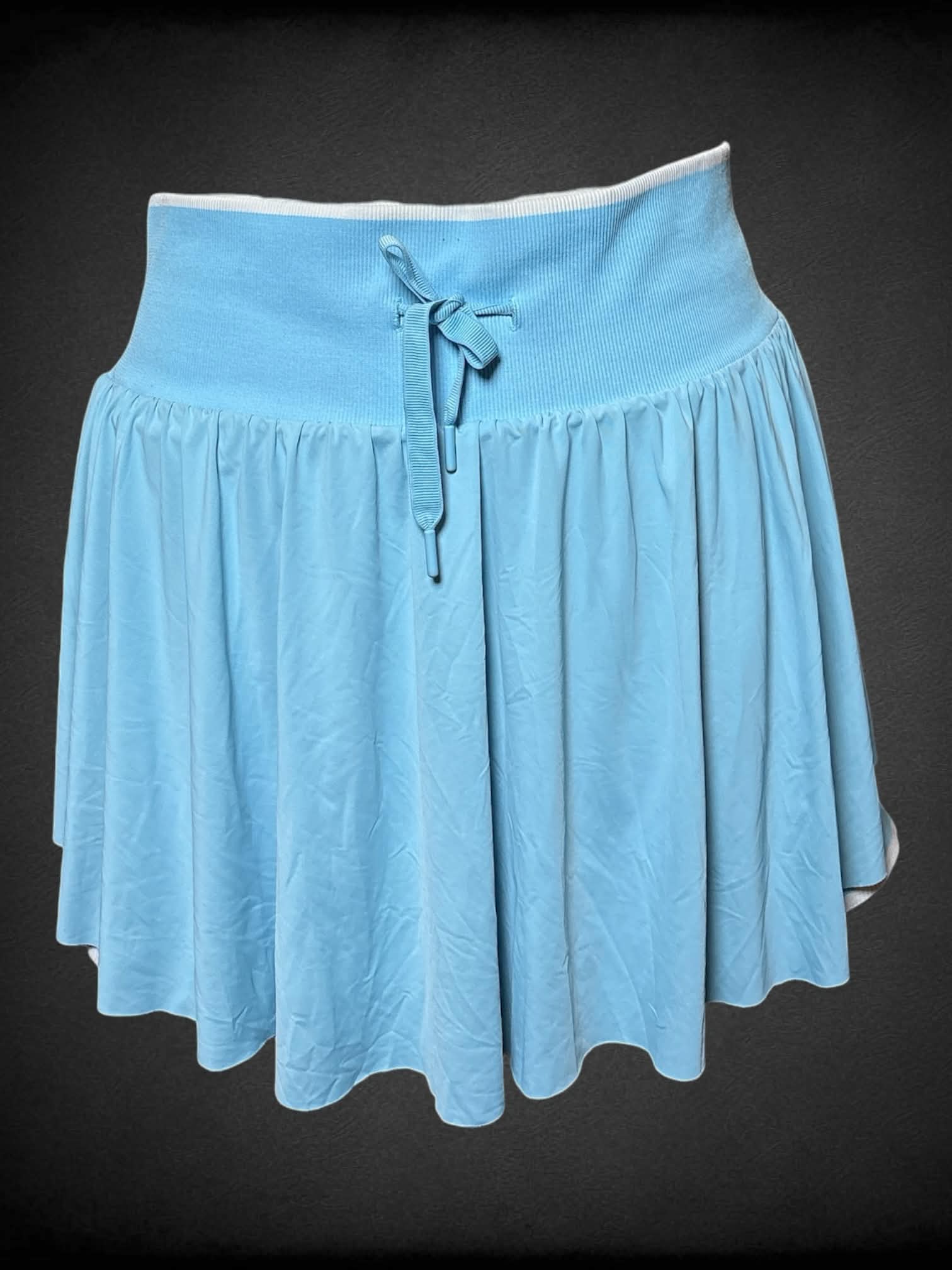 2X All In Motion baby blue athletic skort with stretch waist