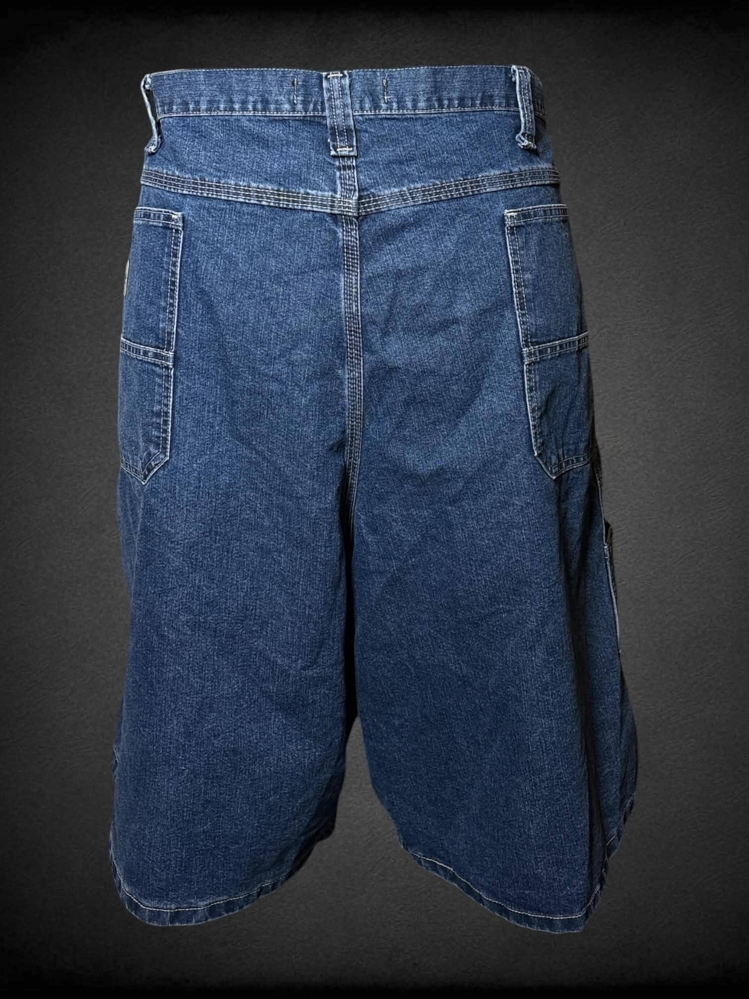 3X Lee blue denim shorts with side pockets