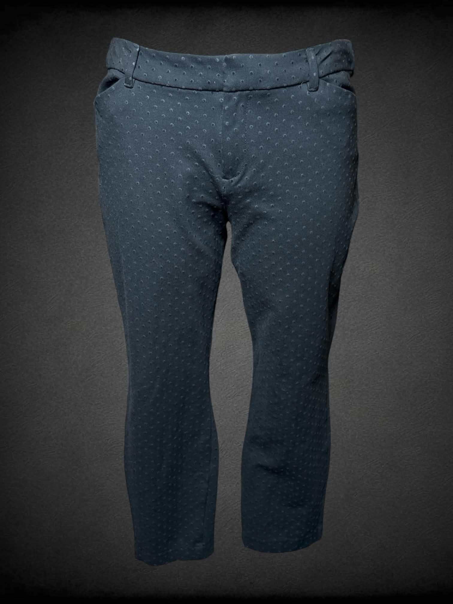 0X Old Navy black pants with polka-dot pattern, and stretch waist