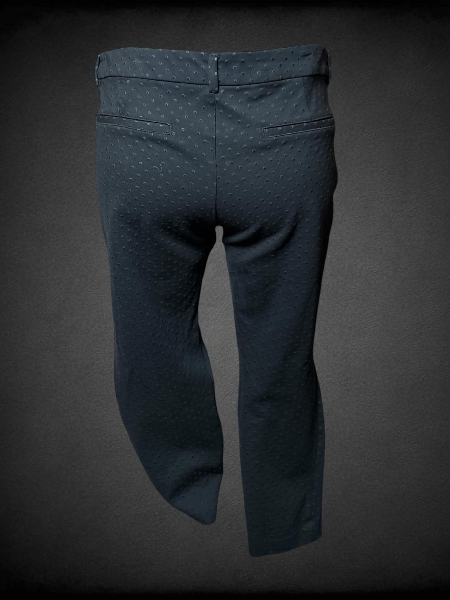 0X Old Navy black pants with polka-dot pattern, and stretch waist