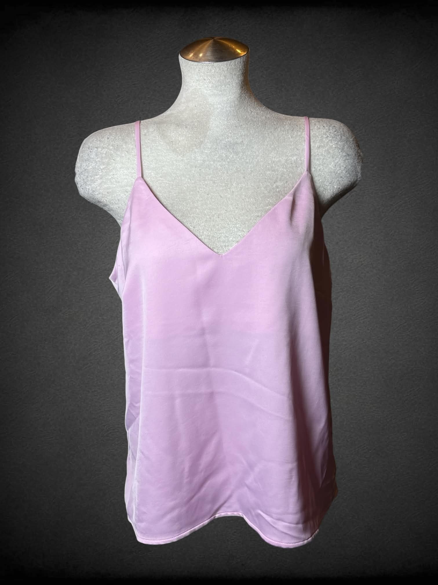 L A New Day pink cami top with adjustable straps