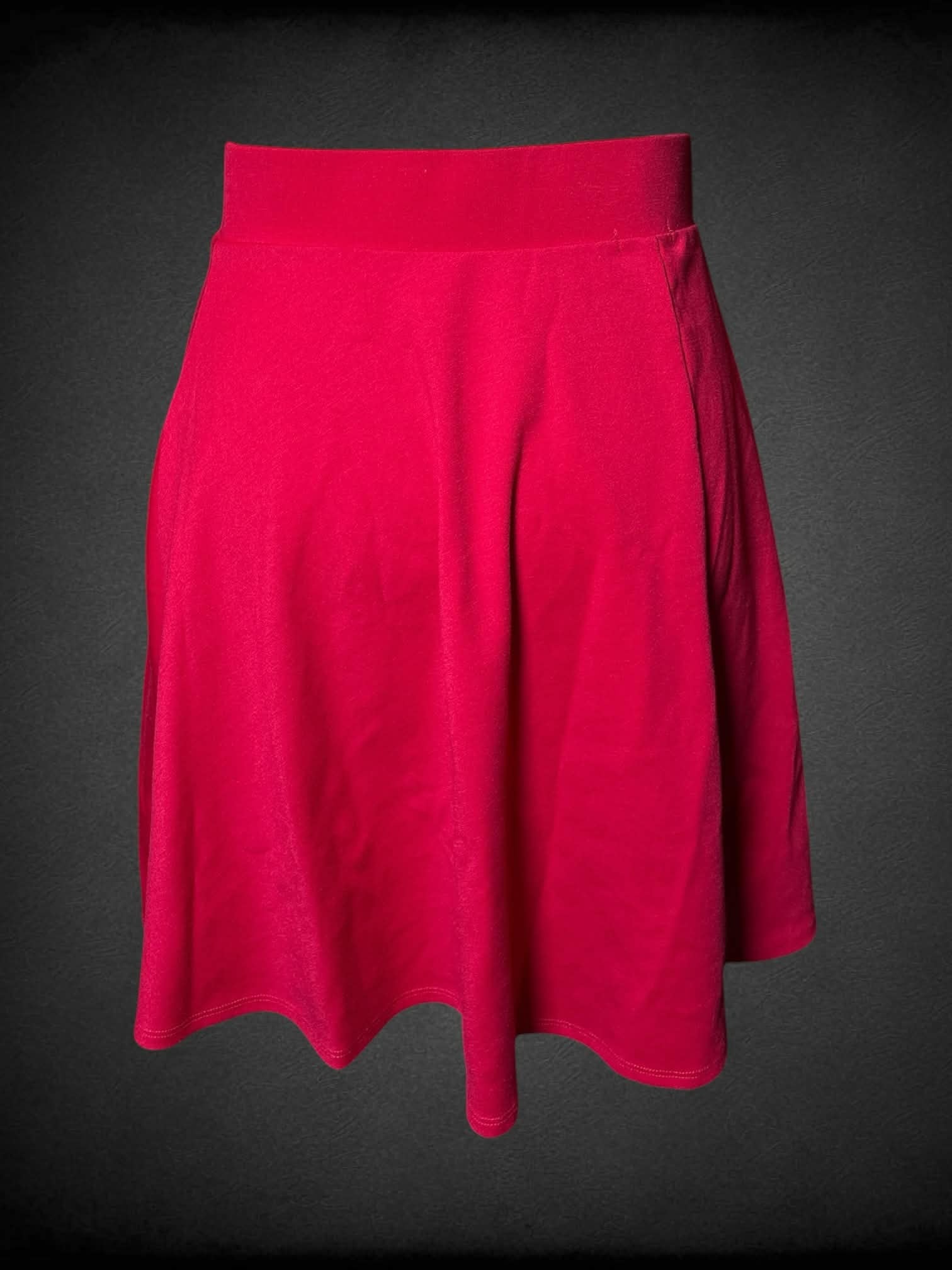 1X Torrid hot pink skirt with stretch waist
