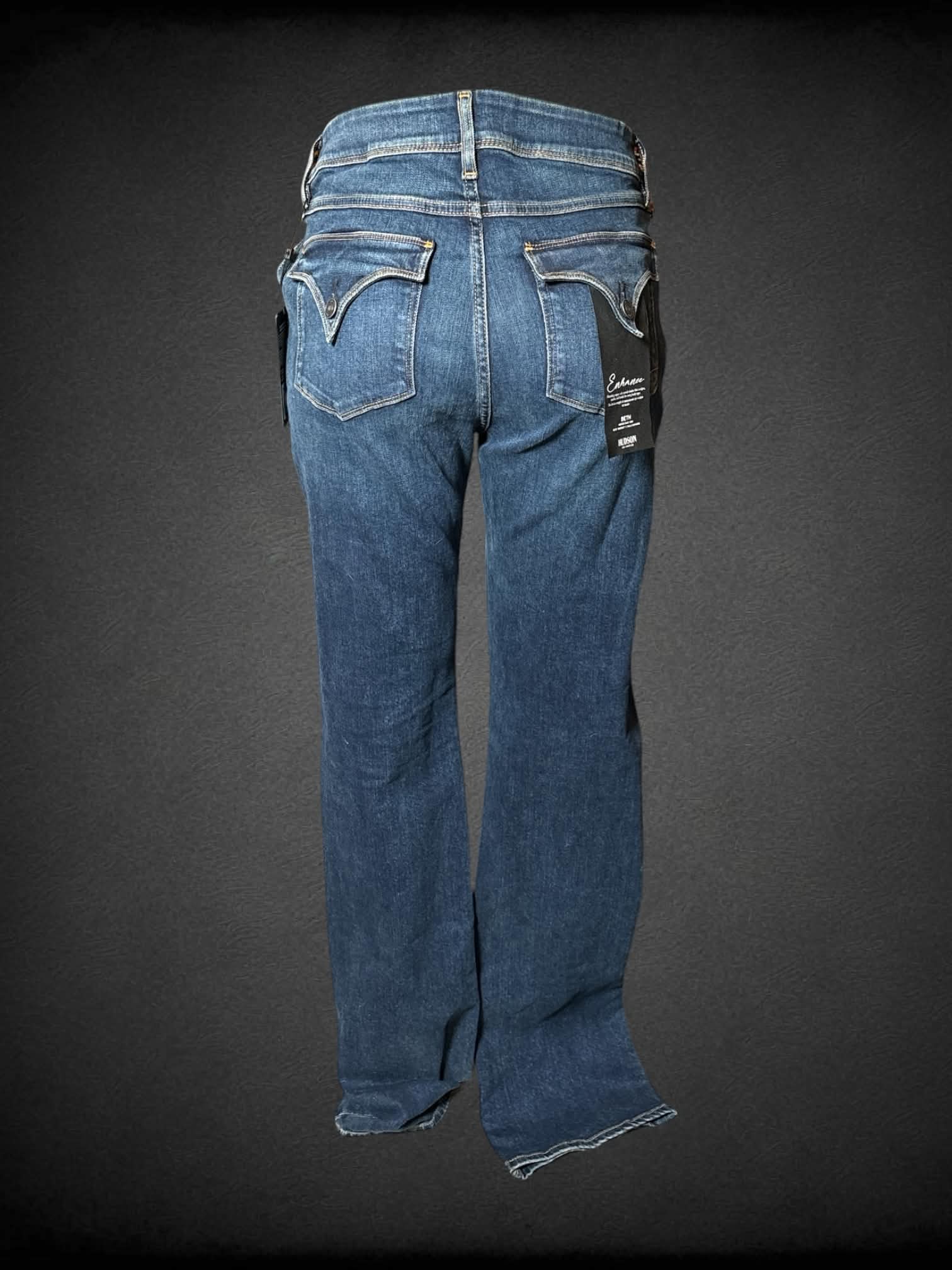 L Hudson NWT mid-rise blue boot cut jeans with stretch waist