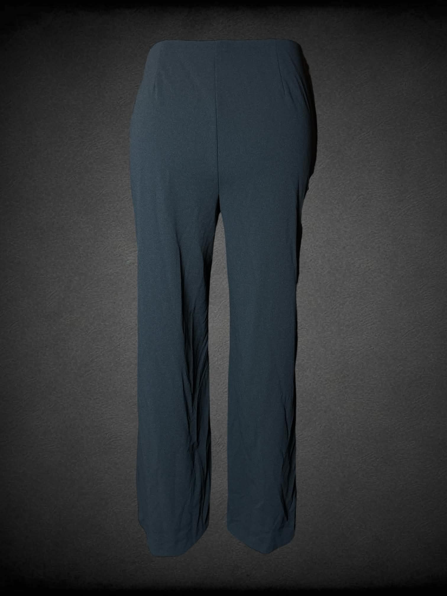 XL International Concepts black formal pants with stretch waist, and metallic beading on front