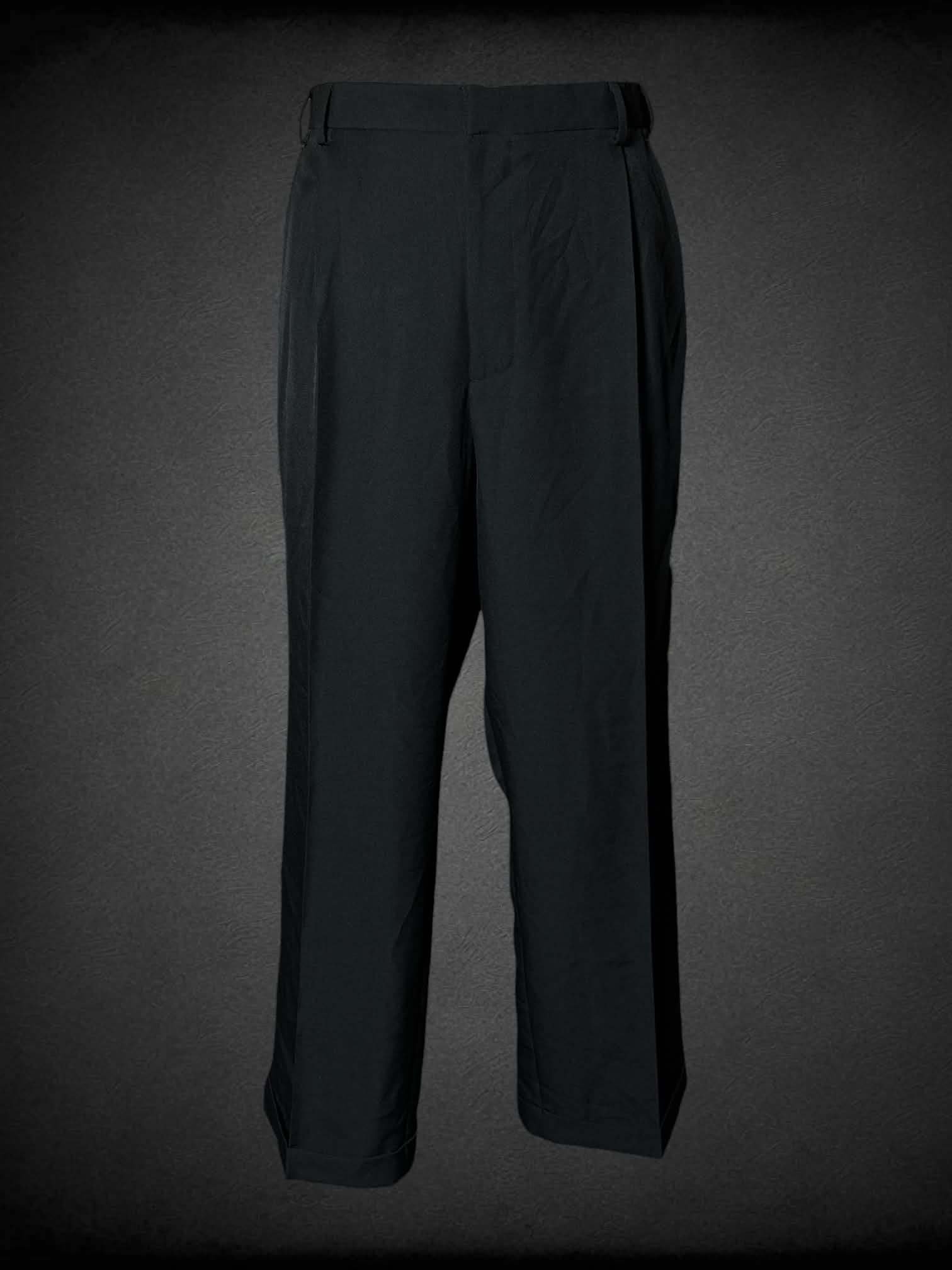 2X Van Heusen NWT black formal pants with adjustable exterior waist