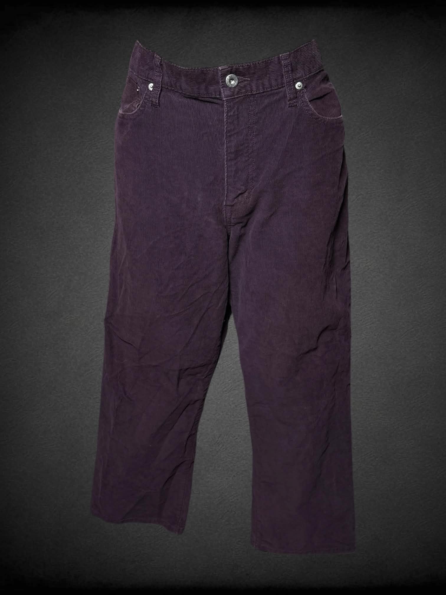 L J. Crew plum corduroy pants
