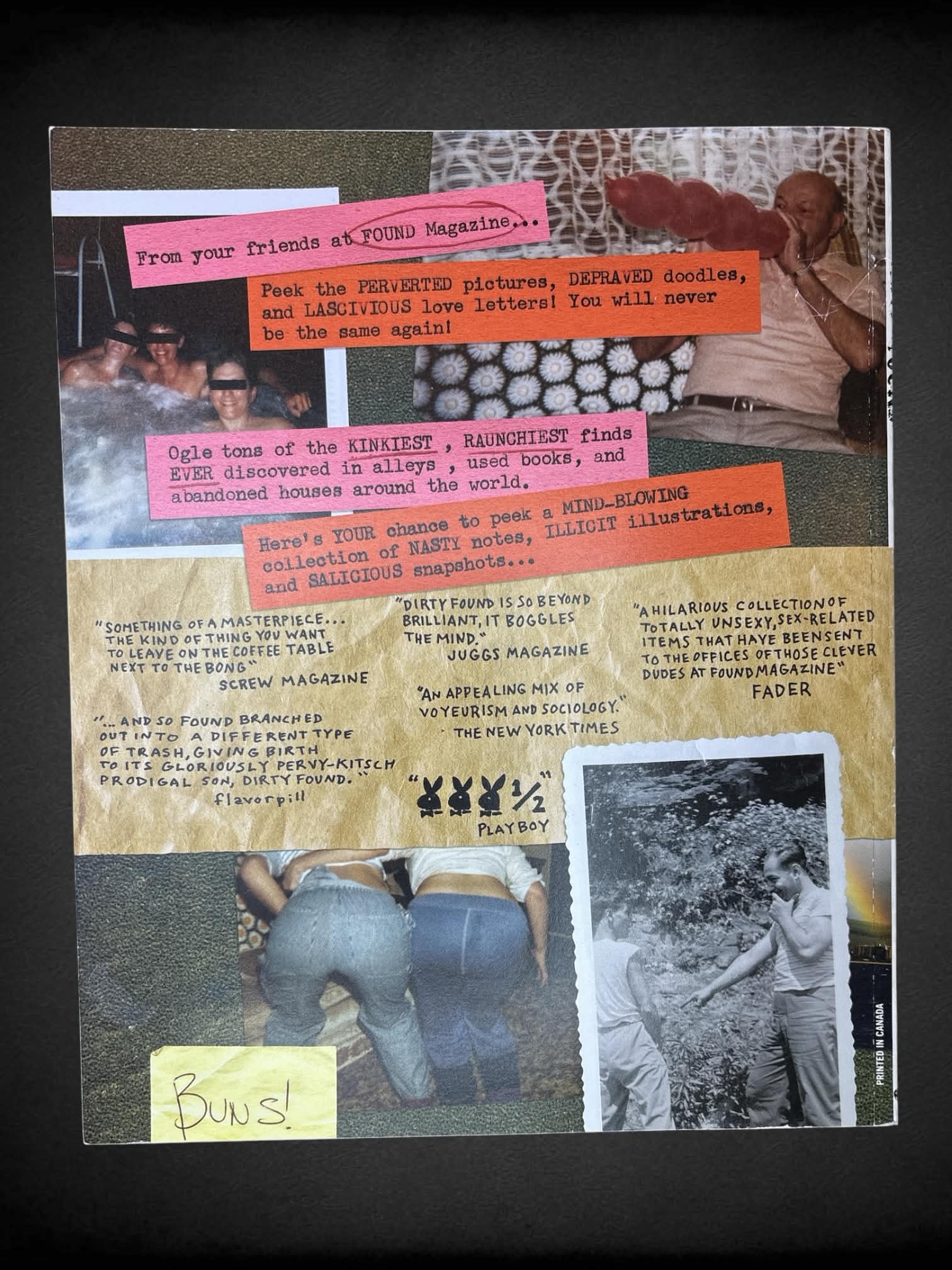 Dirty Found adult art book by Found Magazine