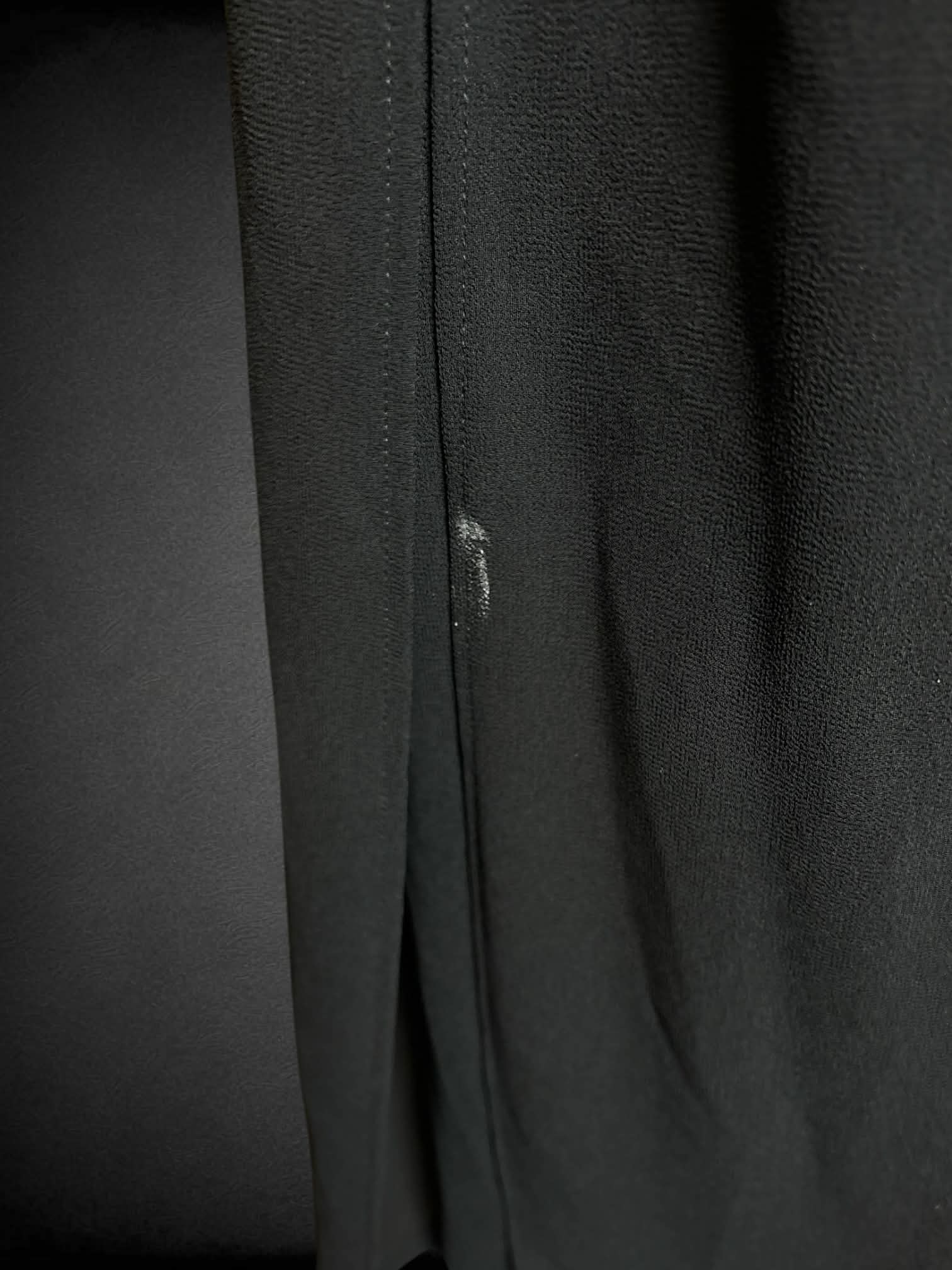 M Dressbarn black flowy wide-leg pants with outer layer, and stretch waist