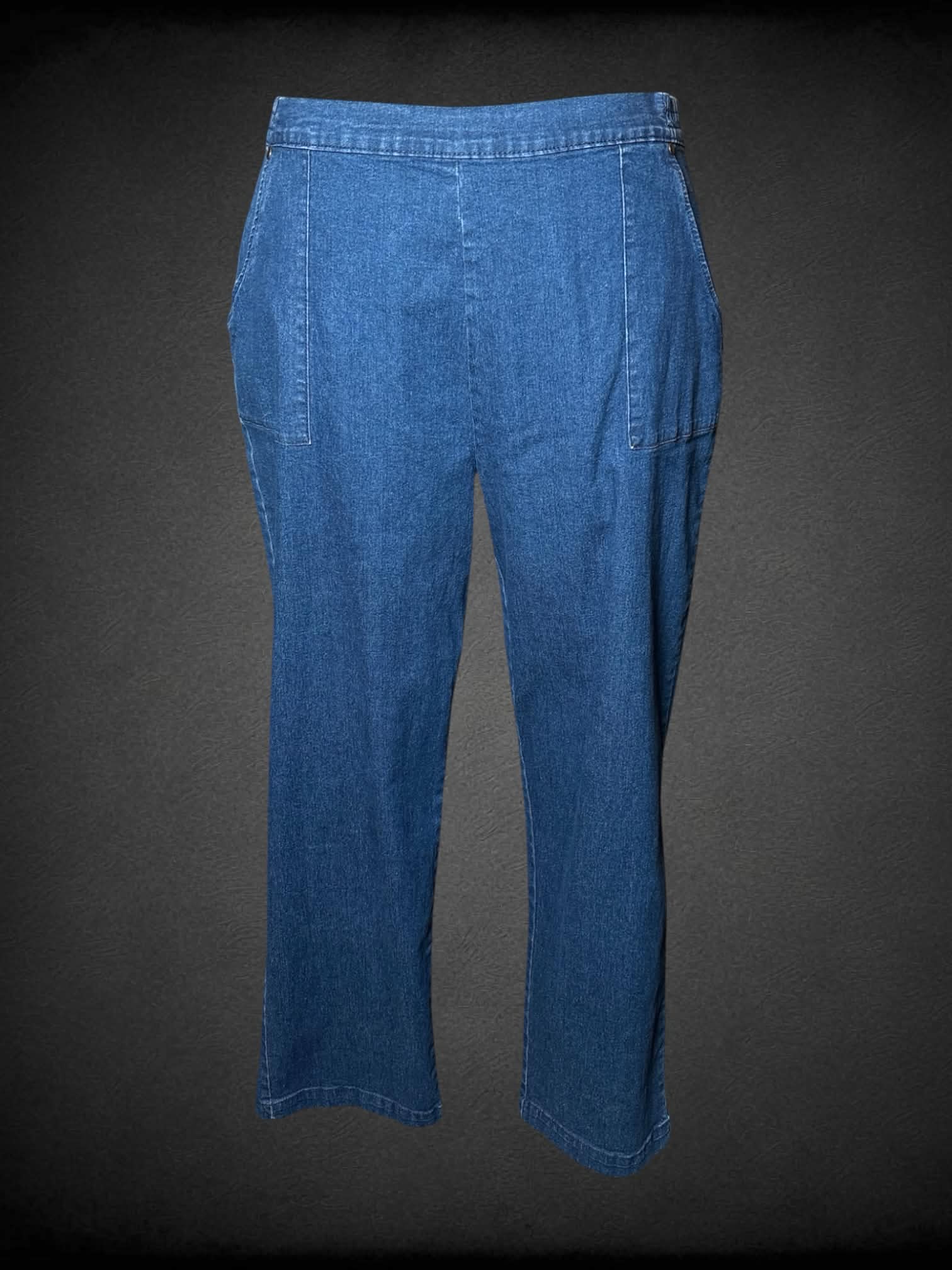 1X Hasting & Smith NWT blue denim pants with stretch waist