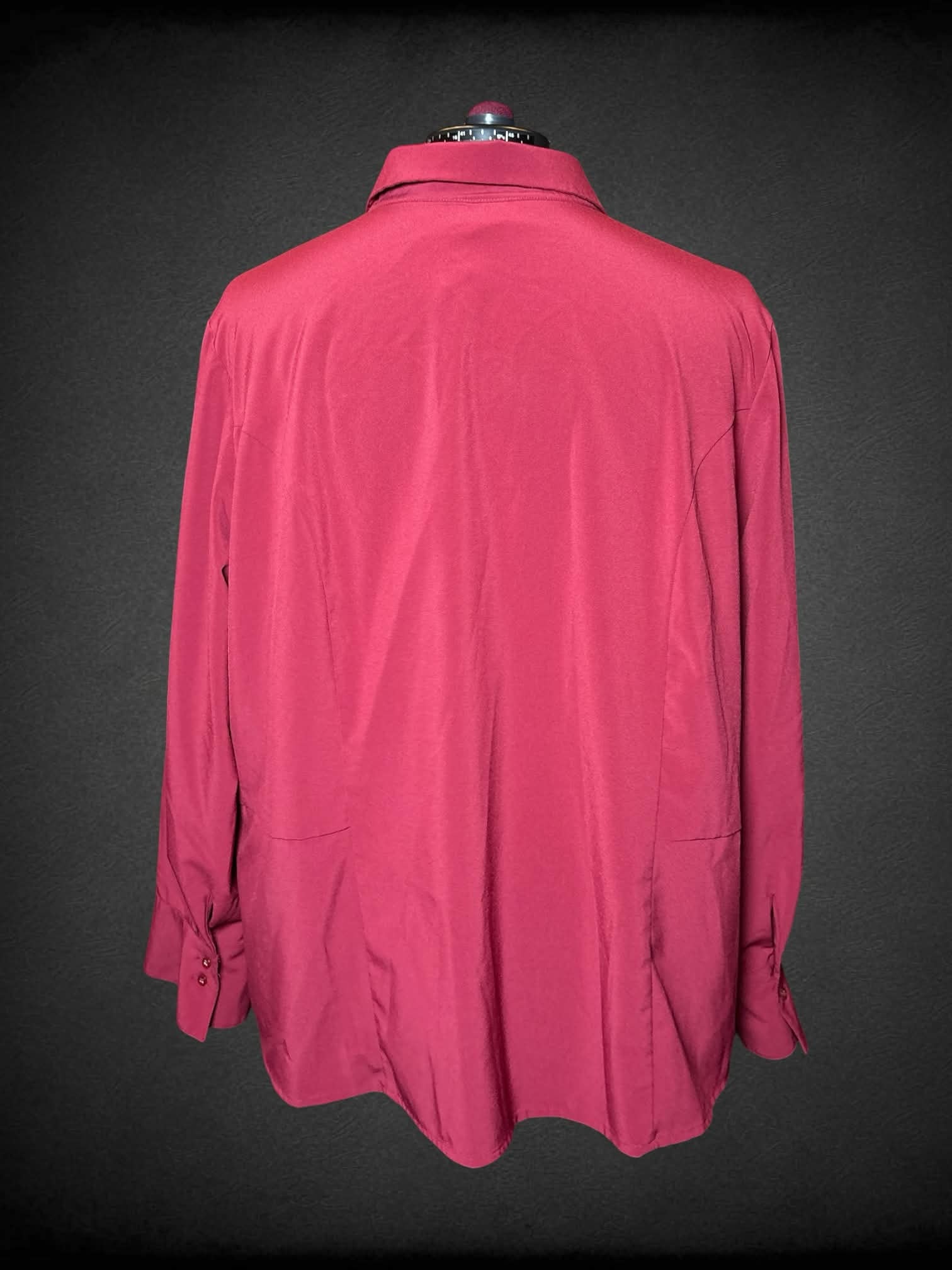 3X Lane Bryant red button-up shirt