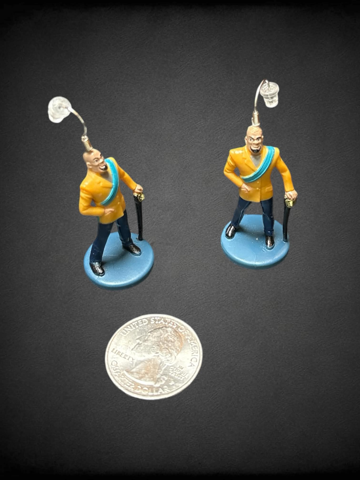 Prince Phillippe Azure earrings from the board game “Clue”