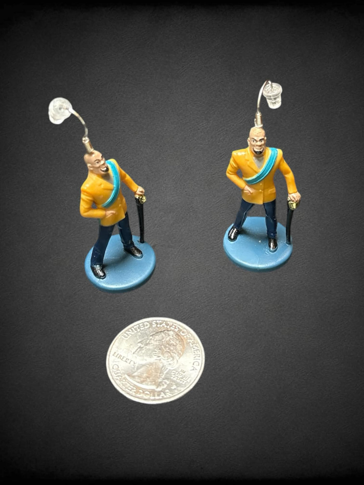Prince Phillippe Azure earrings from the board game “Clue”