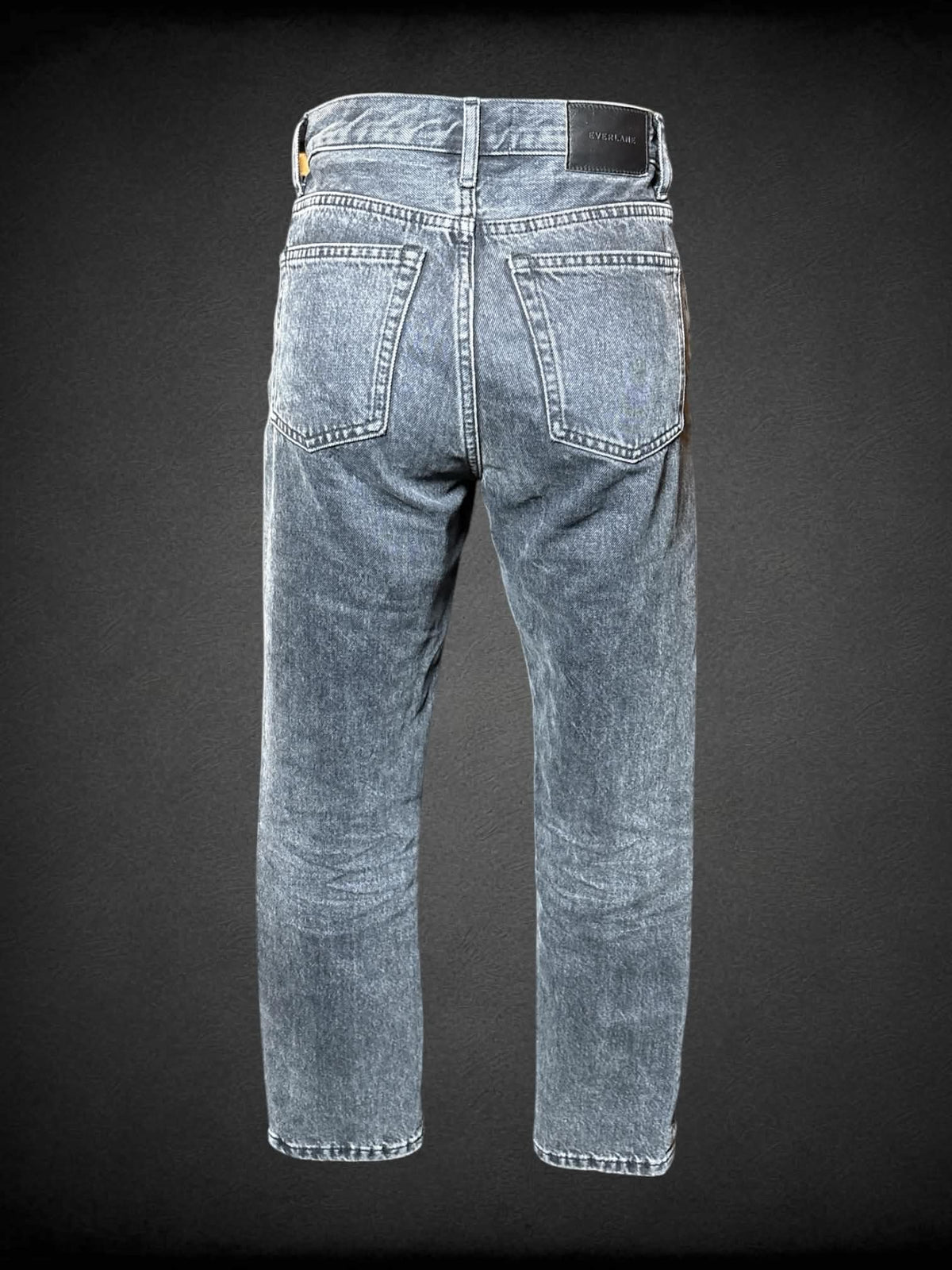 S Everlane grey denim high-waisted jeans