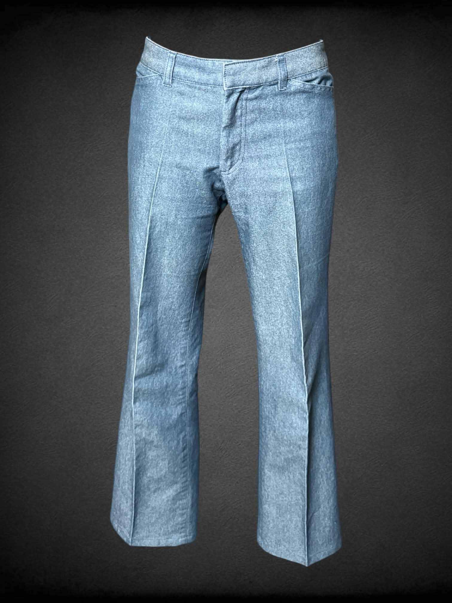 S Banana Republic blue boot-cut pants
