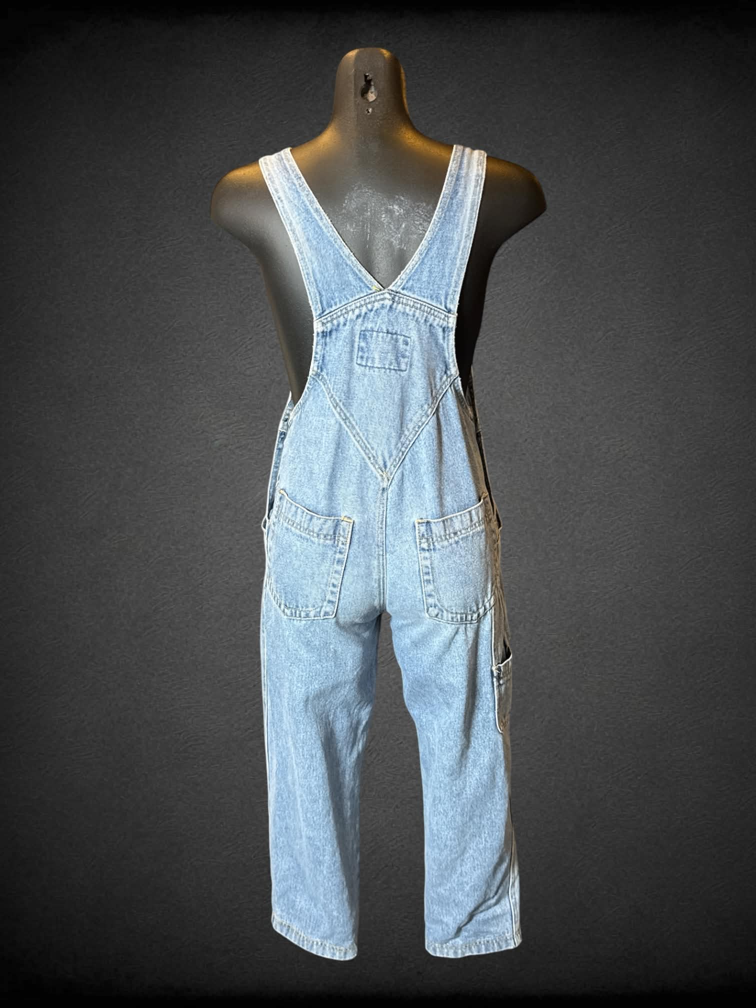 S Sargent Pepper vintage light blue denim overalls