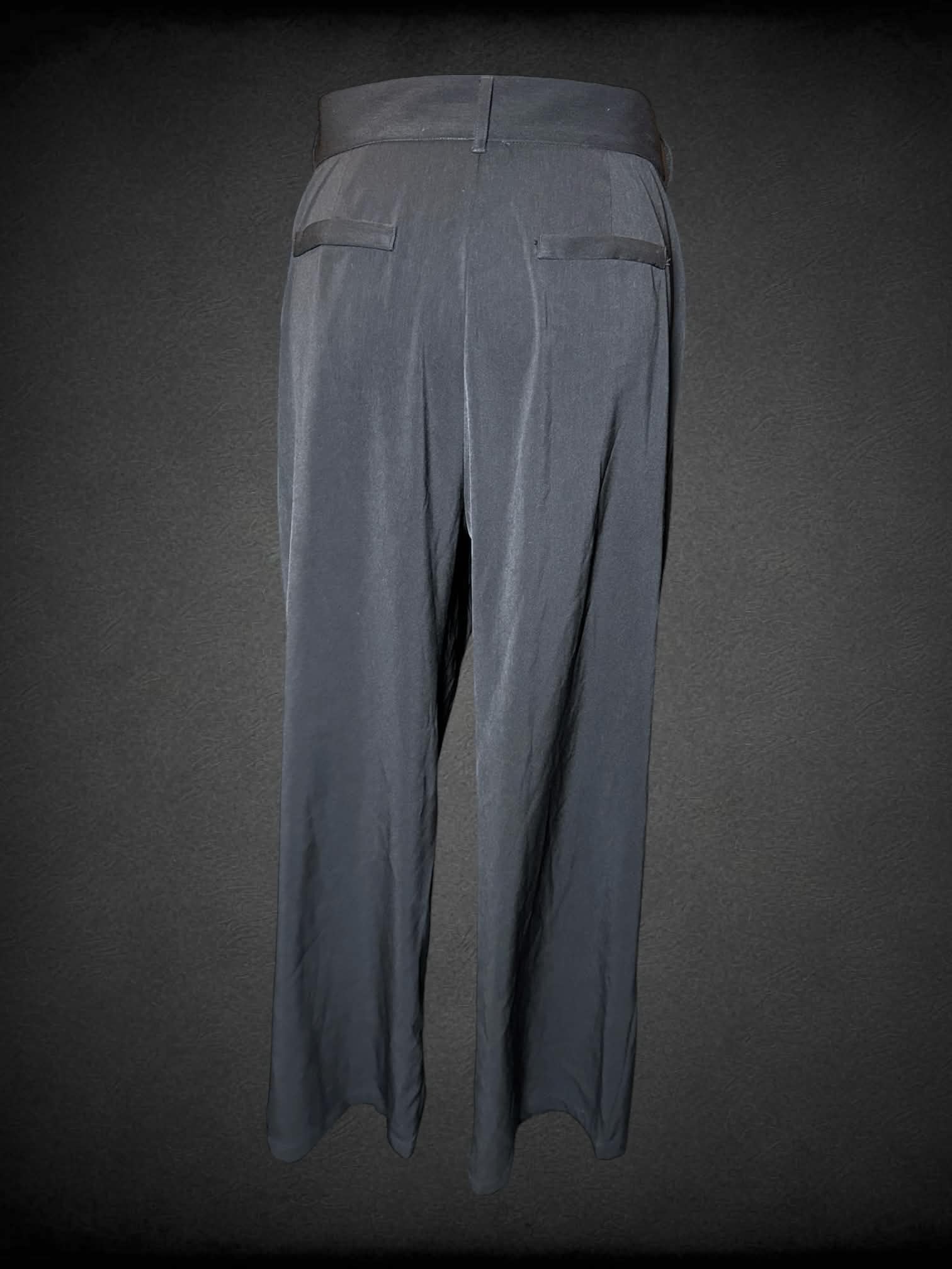 XL Unique Vintage black high-waisted flowy pants
