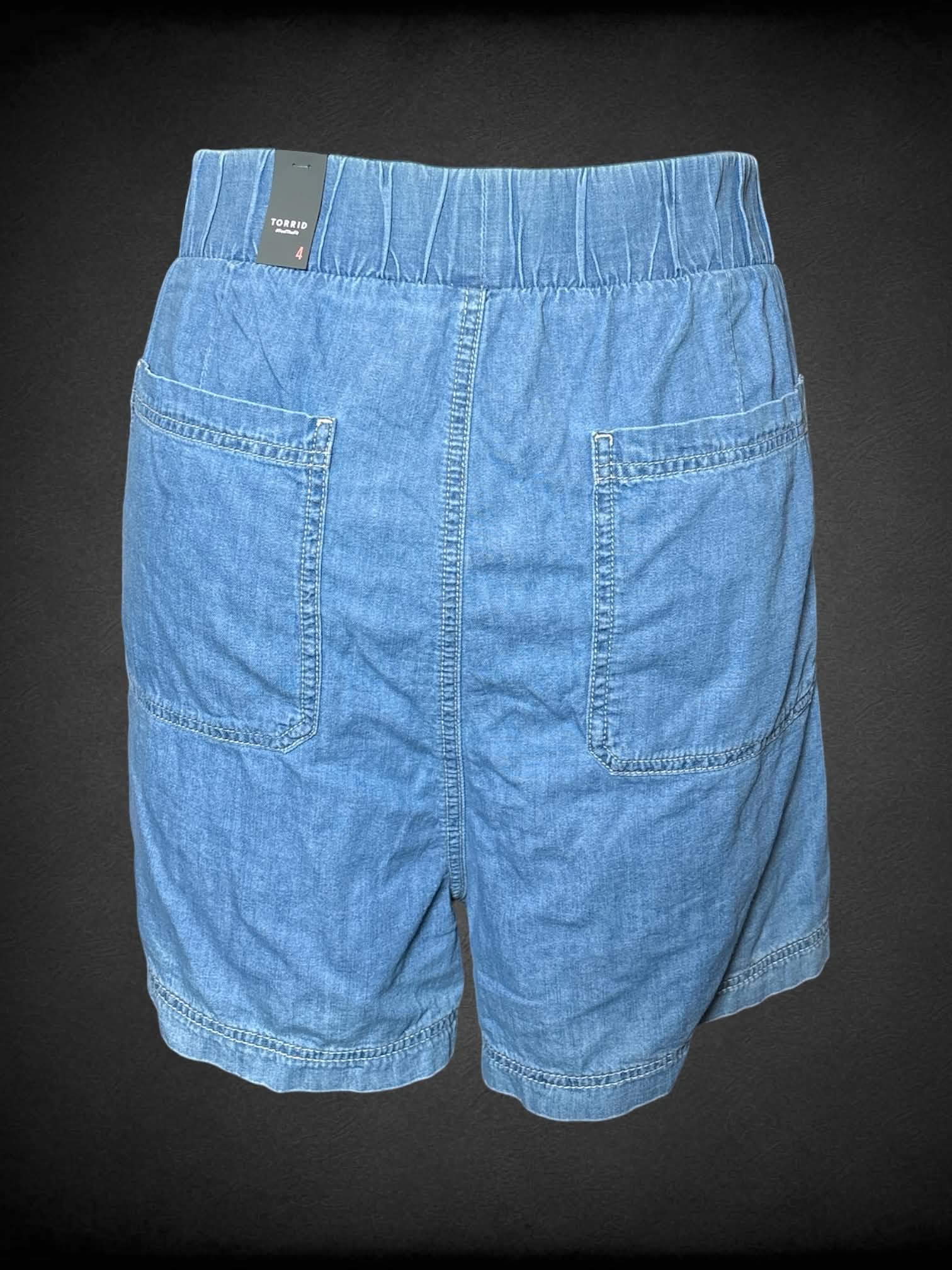 4X Torrid NWT light blue denim shorts with stretch waist