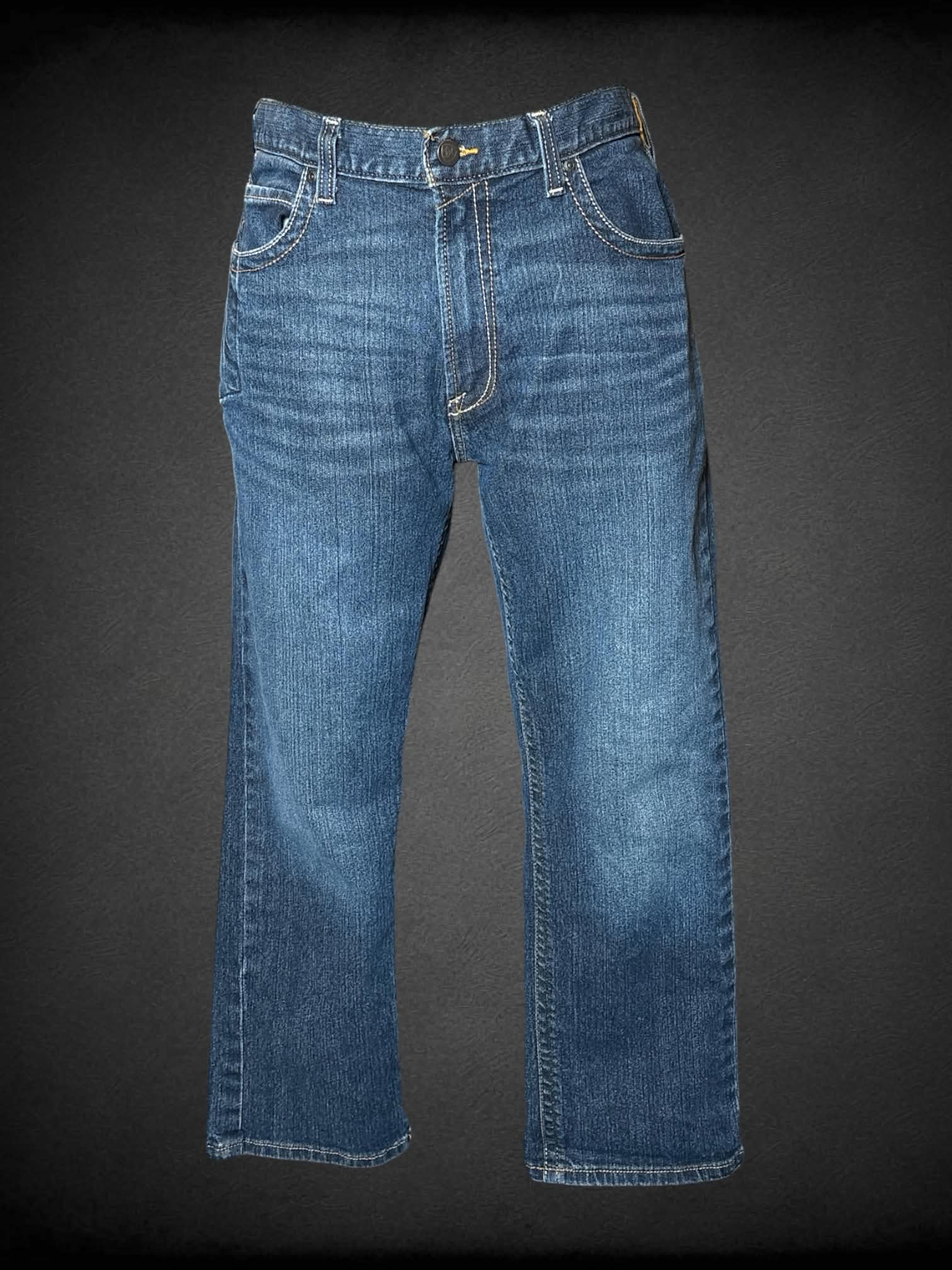 1X Ariat blue relaxed boot cut jeans