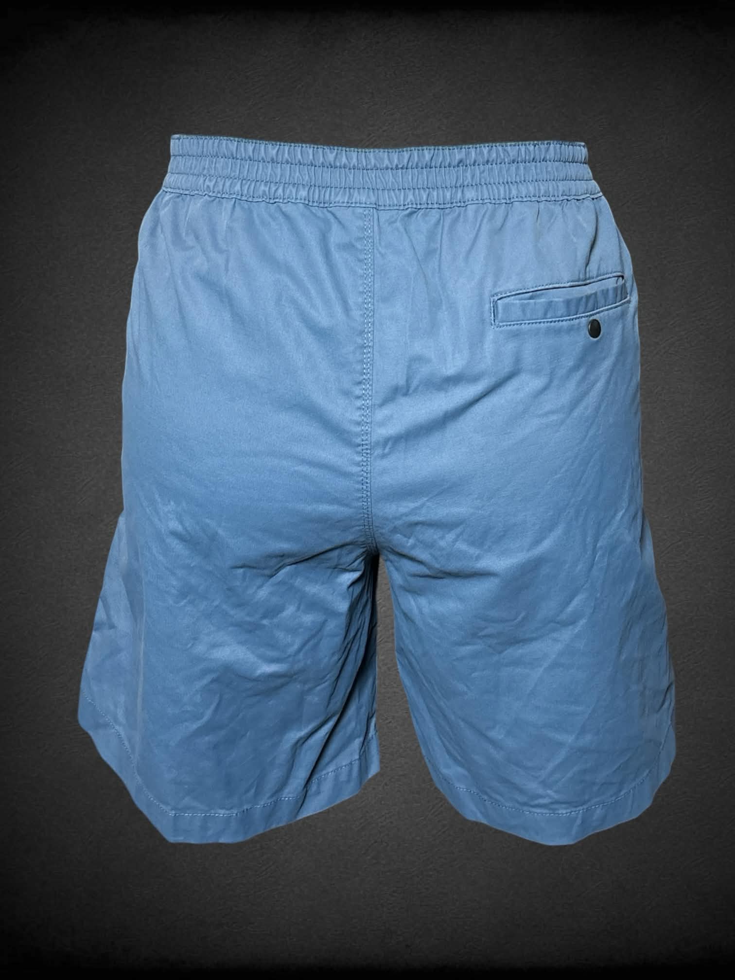 1X English Laundry blue high-waisted shorts with stretch waist