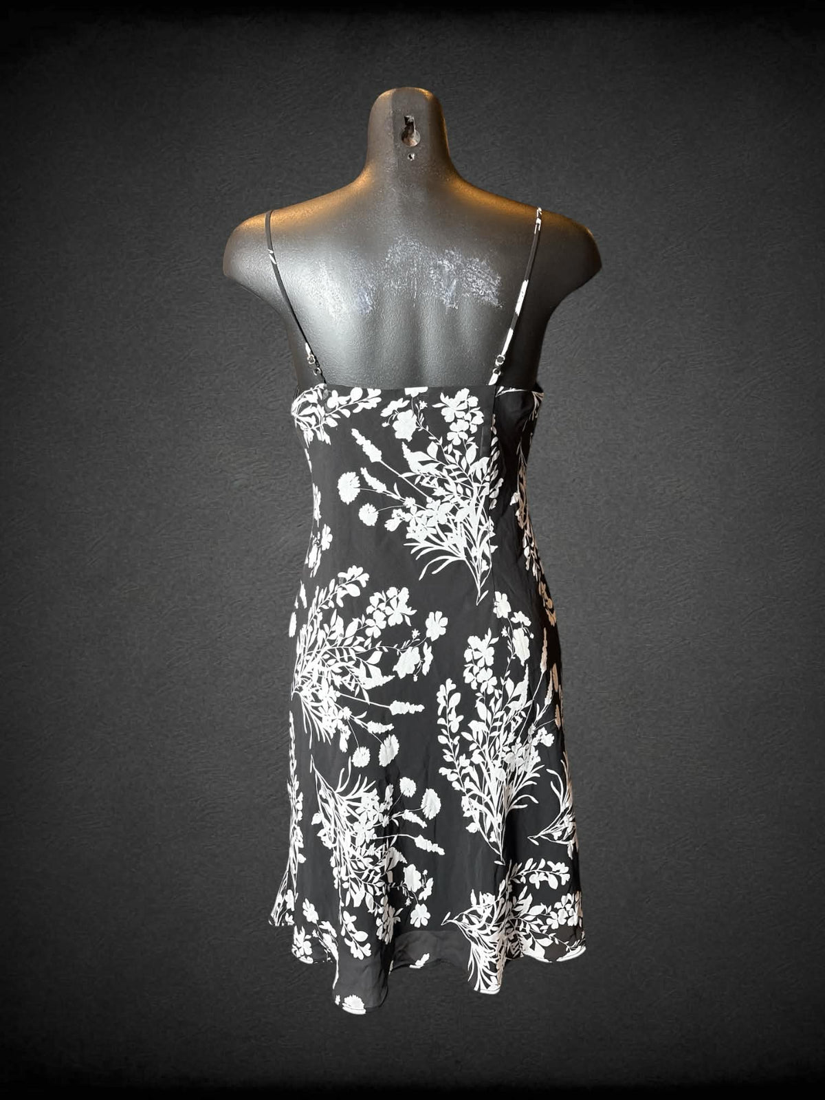 M Calvin Klein black & white two-piece set with flowy dress, and flowy cardigan