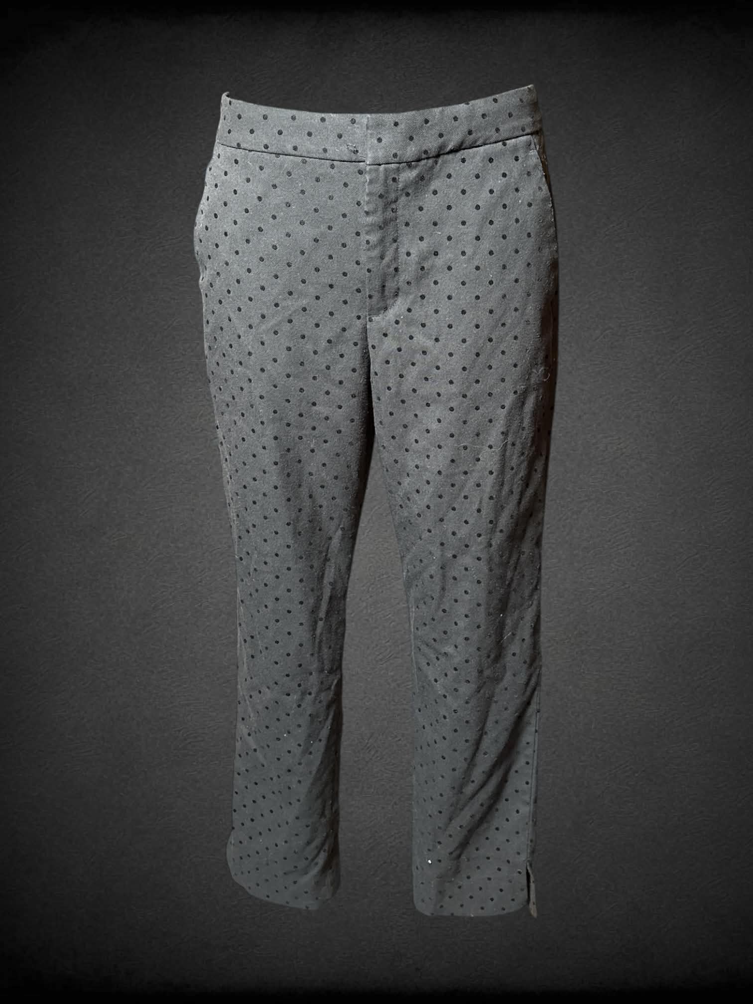 M Banana Republic black formal pants with polka-dot pattern