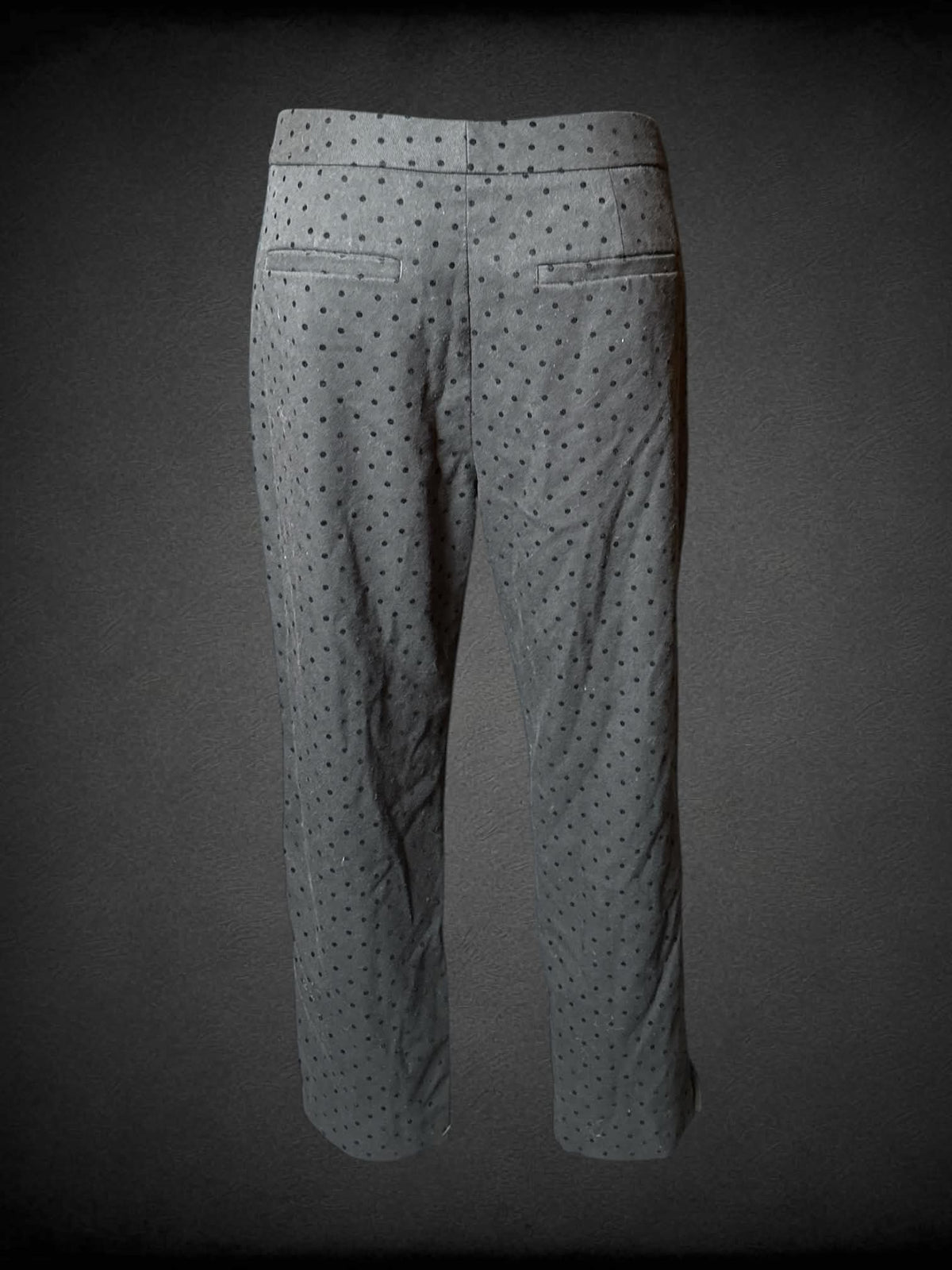 M Banana Republic black formal pants with polka-dot pattern