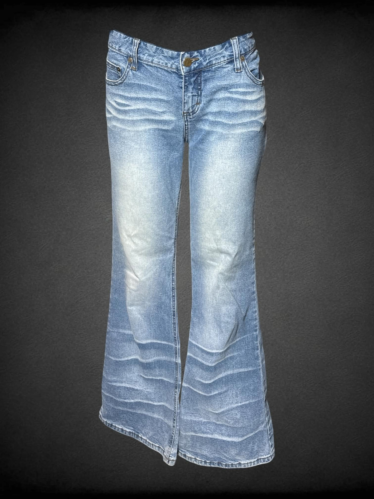 L Mudd light blue low-rise flare jeans