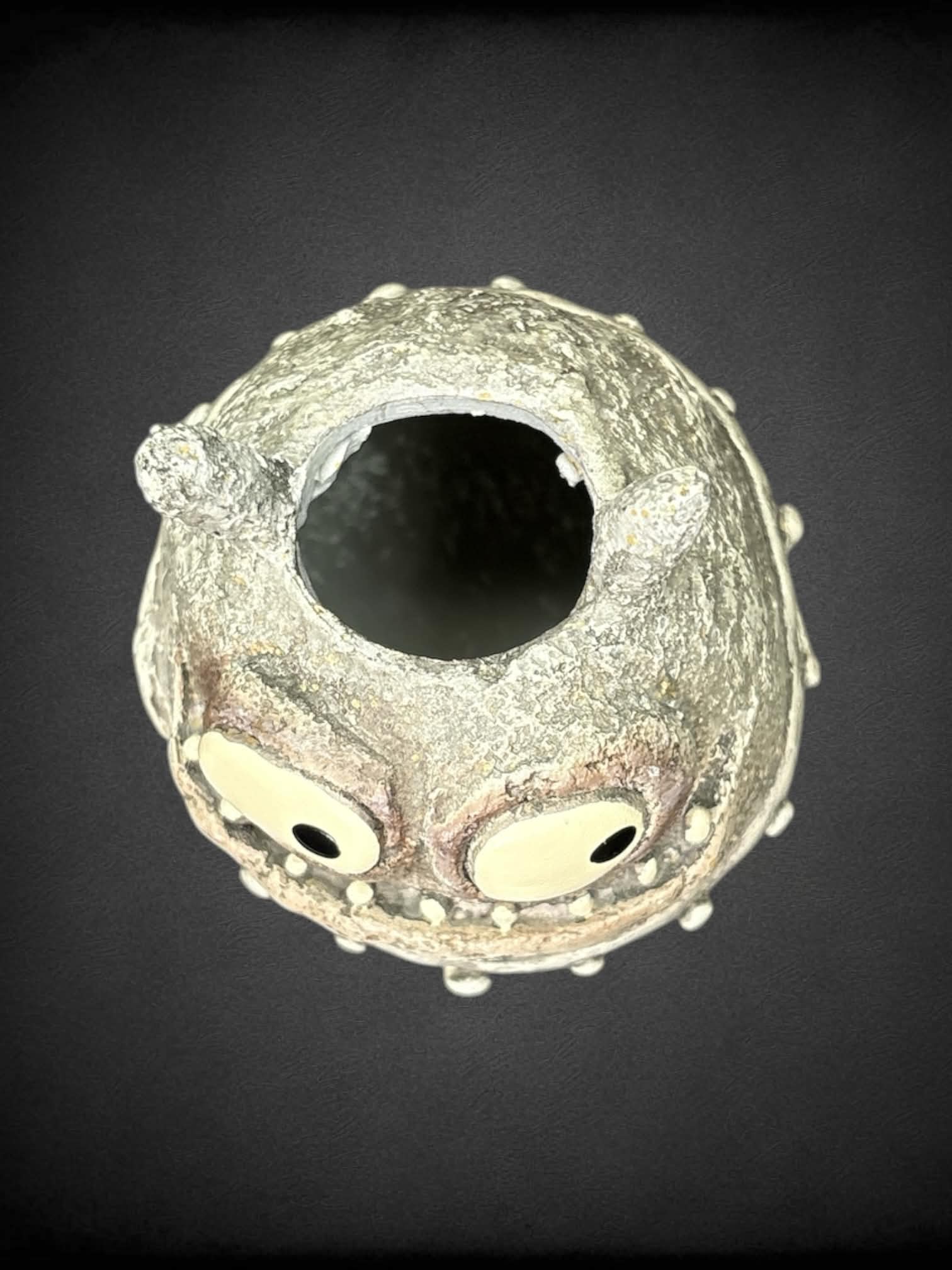 Blob House grey monster vase