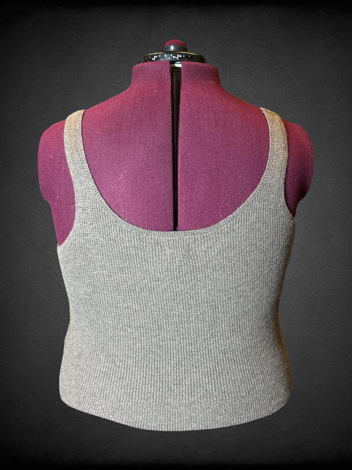 2X Gap brown knit cropped top