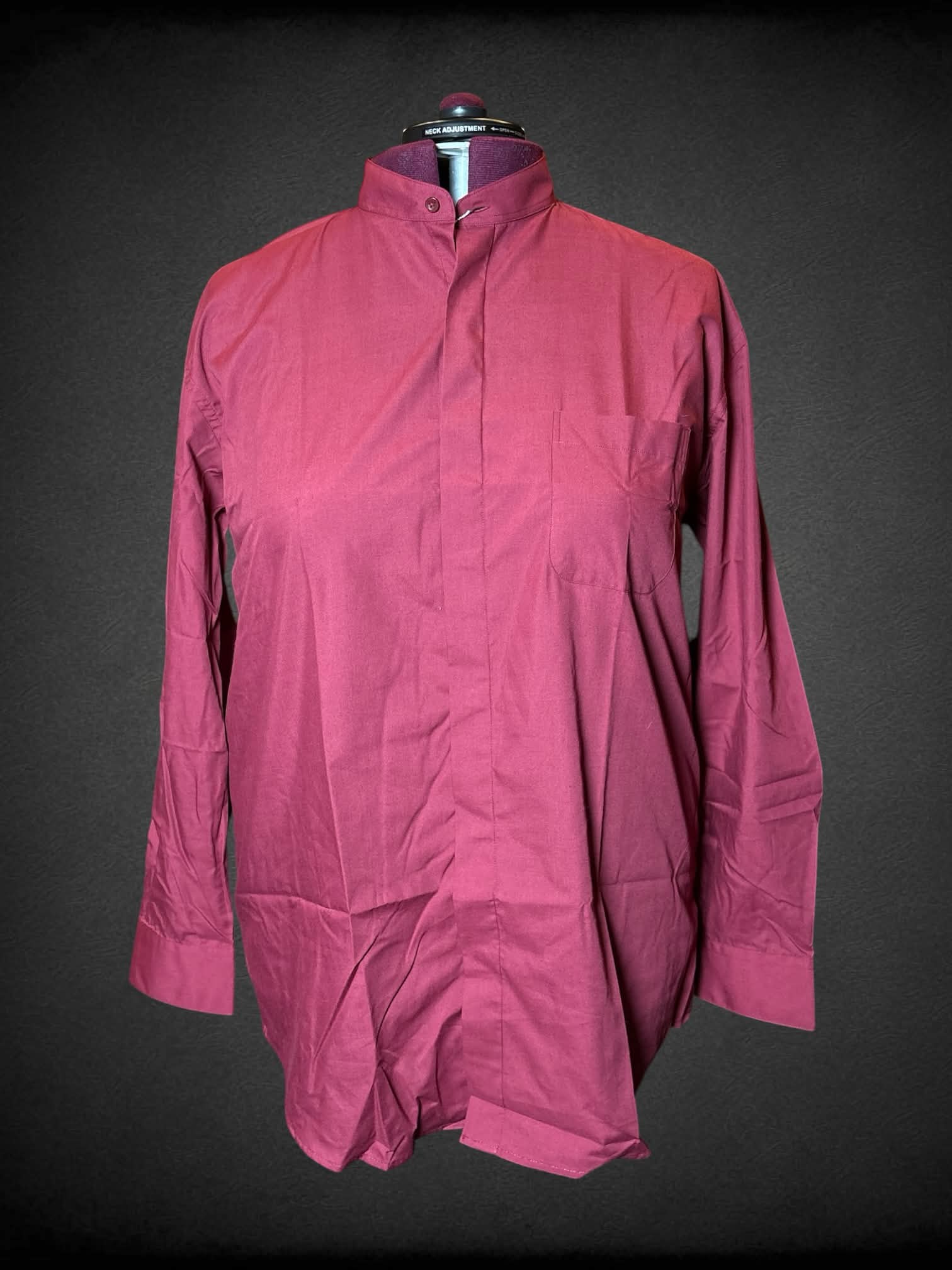 2X Daniel Elissa NWT maroon button-up shirt