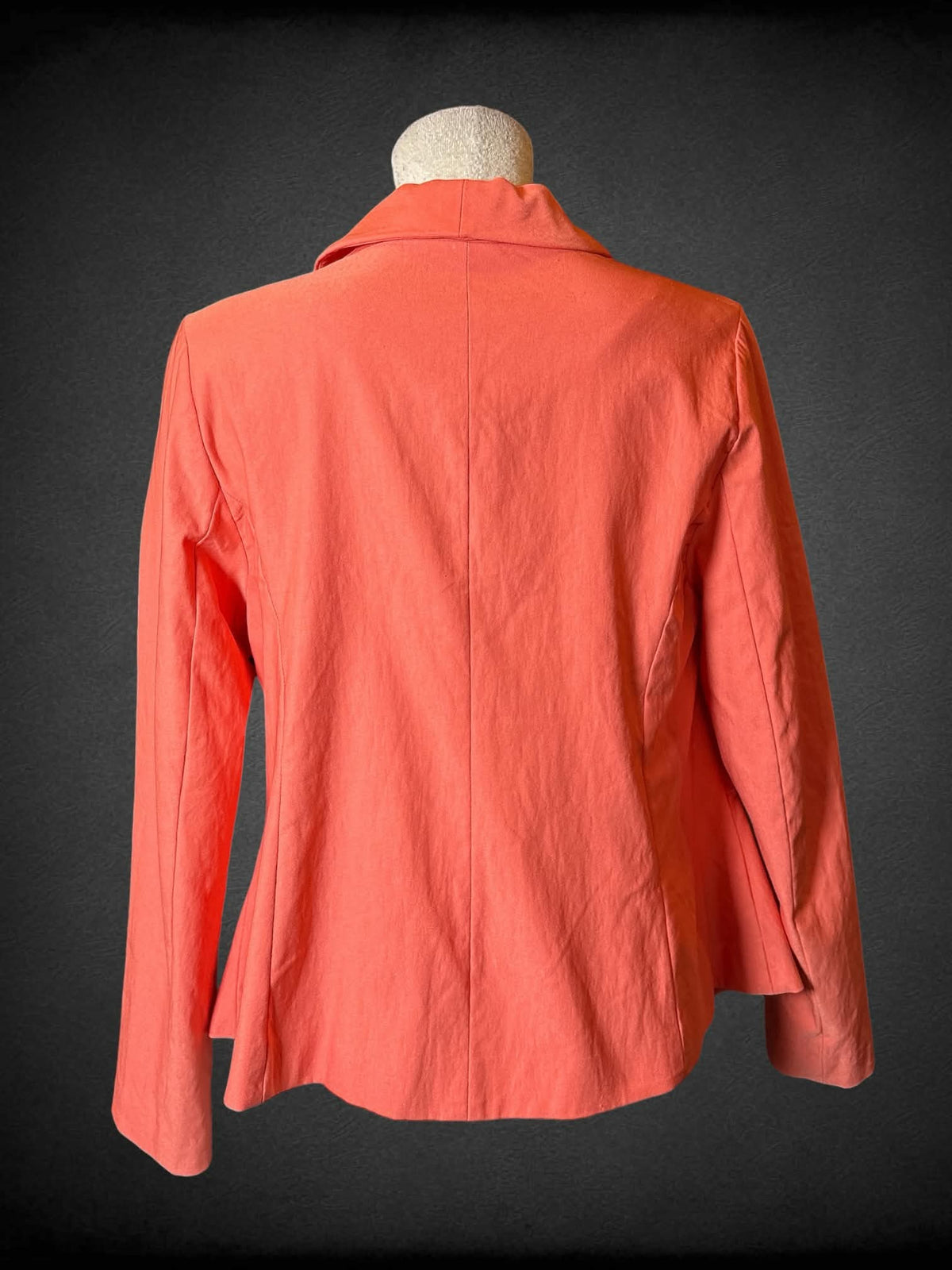 L Torrid NWT peach orange blazer with faux pockets