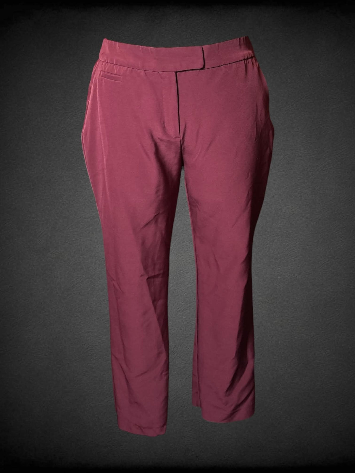 XL Investments maroon formal pants with stretch waist