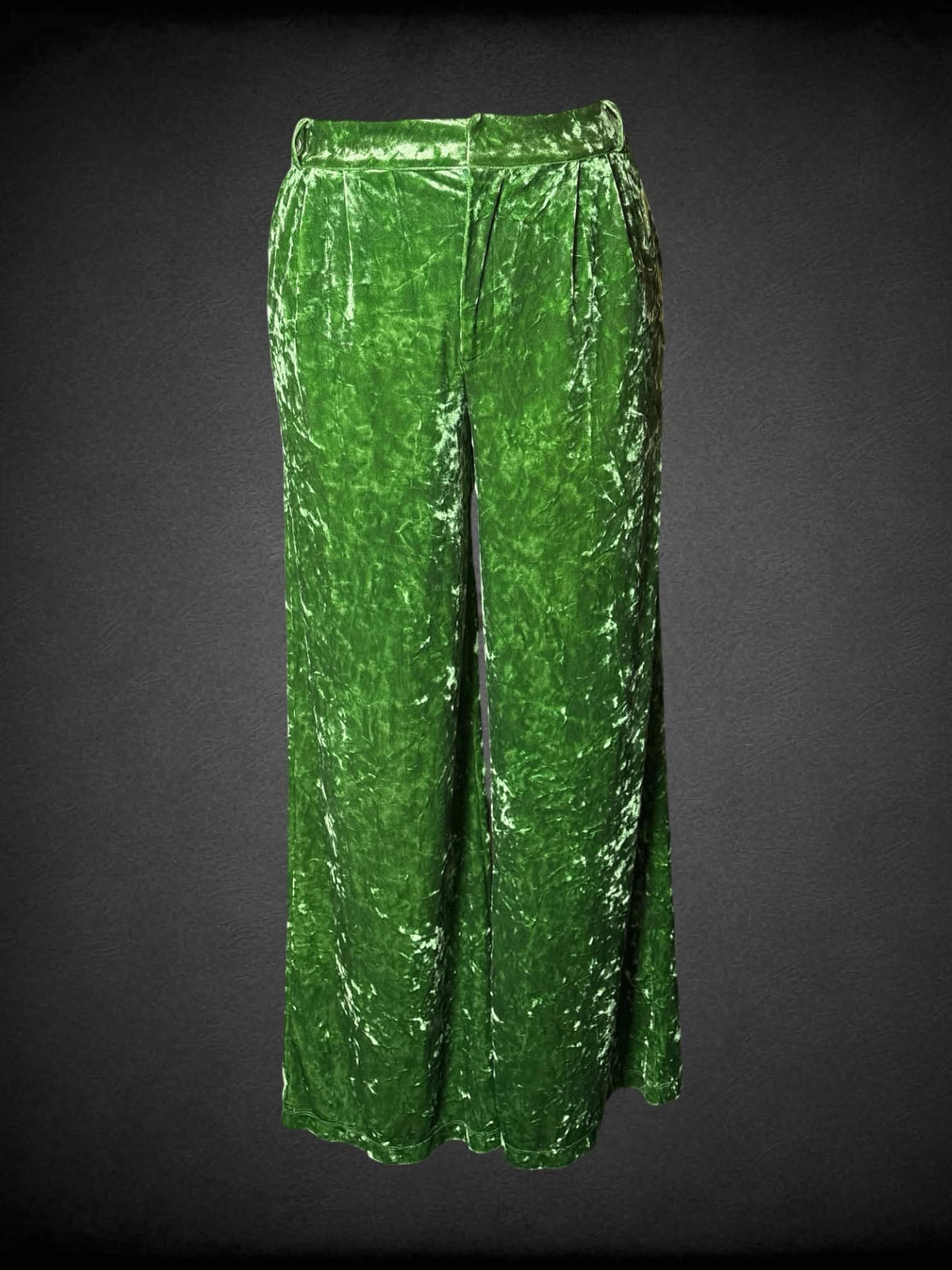 XL Juicy Couture vintage lime green crushed velvet soft pants