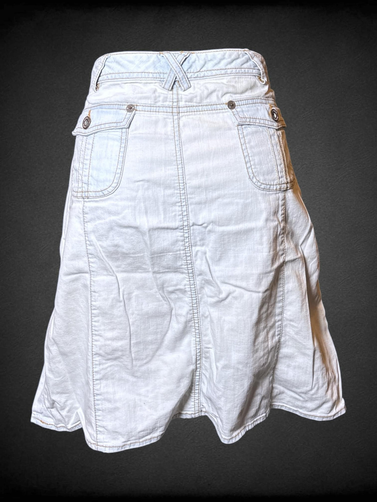 M Banana Republic faded denim skir