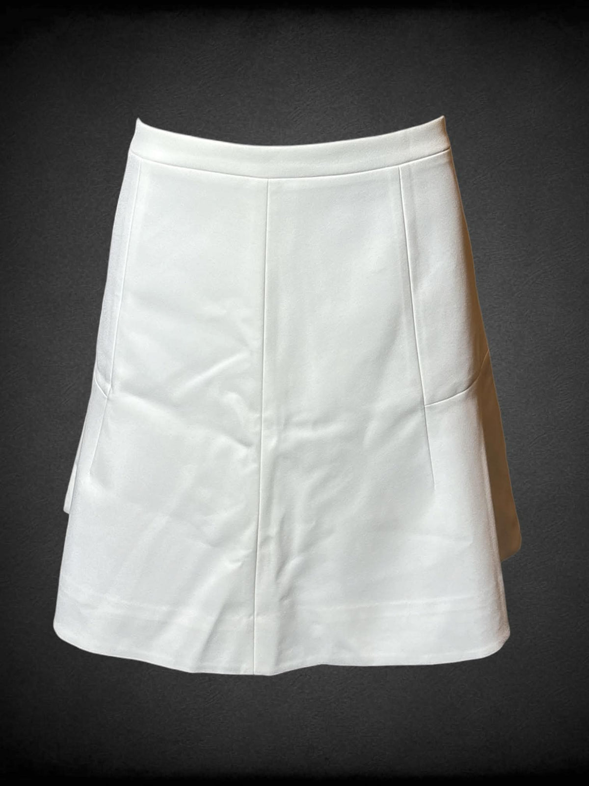 L J. Crew NWT white skirt with zipper on back