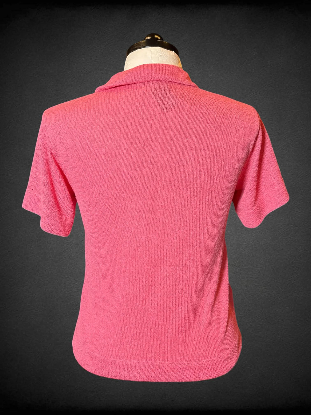 0X M&S Collection pink knit polo