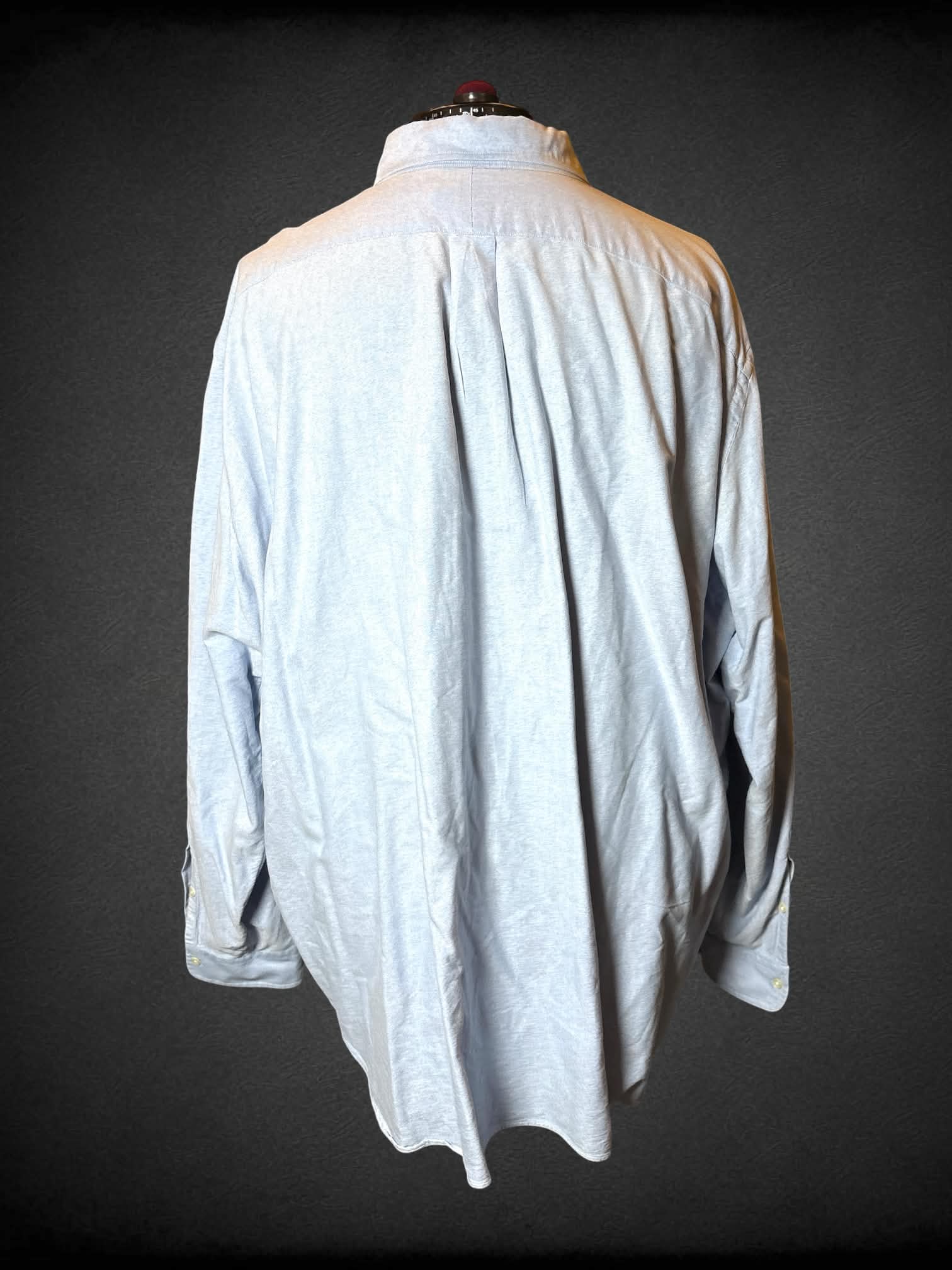 4X Ralph Lauren light blue button-up shirt