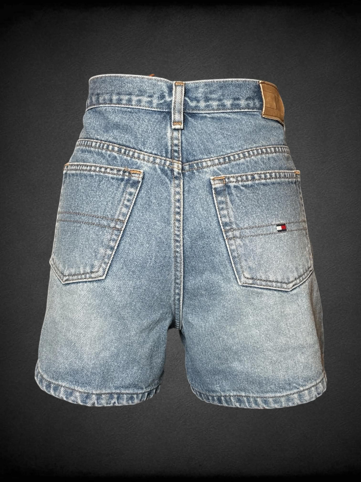 M Tommy Hilfiger light blue high-waisted shorts